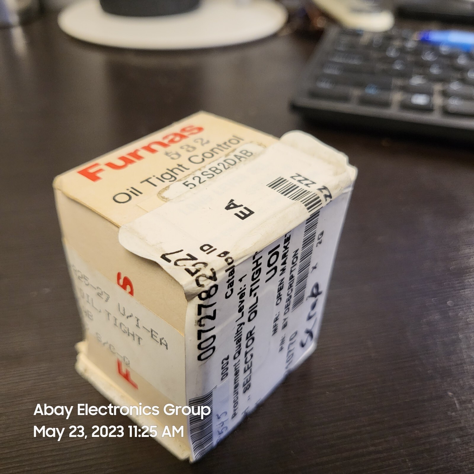 Furnas Selector Operator 3POS  52SB2DAB  NEW NIB USA $49