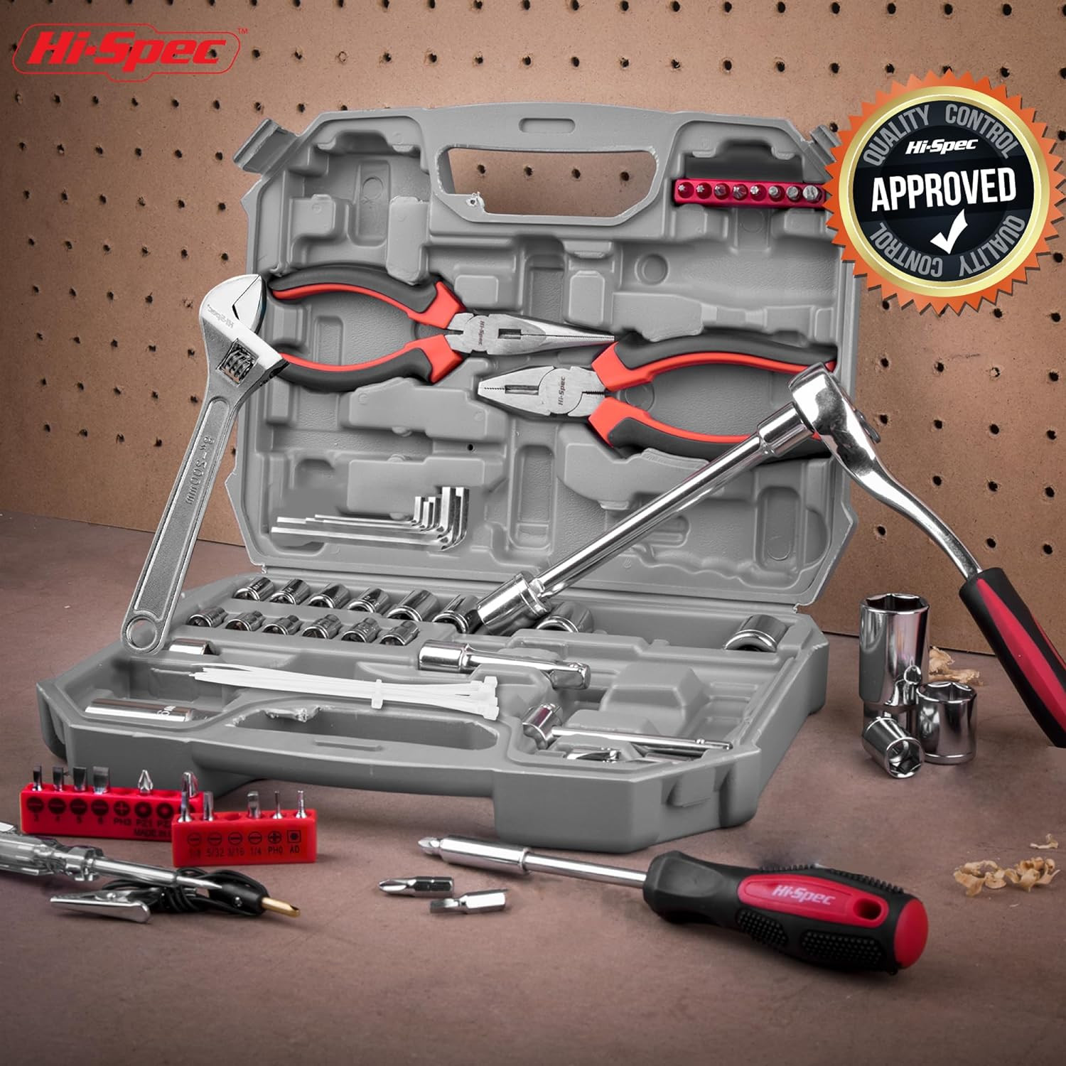 67 Pc Metric Auto Mechanic Tool Set Socket Pliers Case