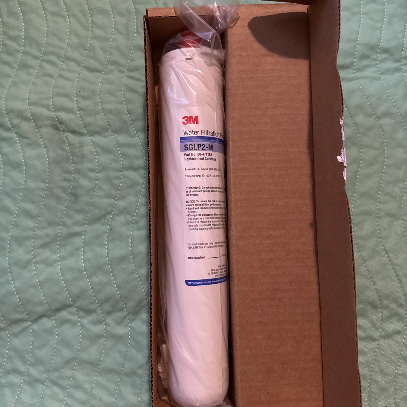3M SGLP2-M Water Filtration Cartridge, 66-471103