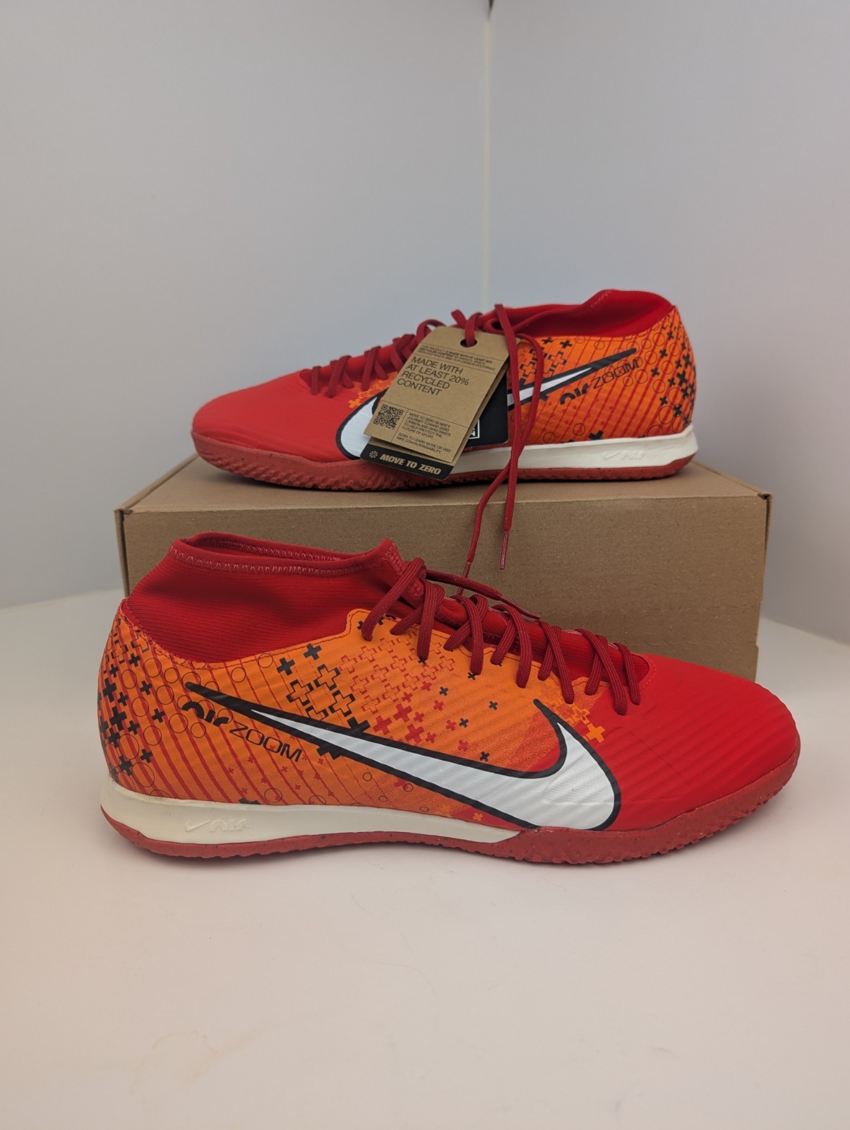 Nike Zoom Superfly 9 Academy MDS IC Soccer Shoes Men’s SZ 12 Crimson FD1163-600