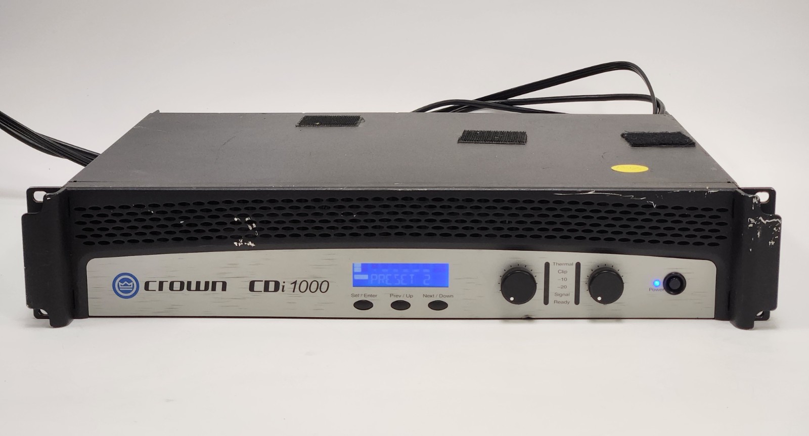 Crown CDi1000 2 Channels LCD Screen Power Amplifier Part NCDI1000 *READ*