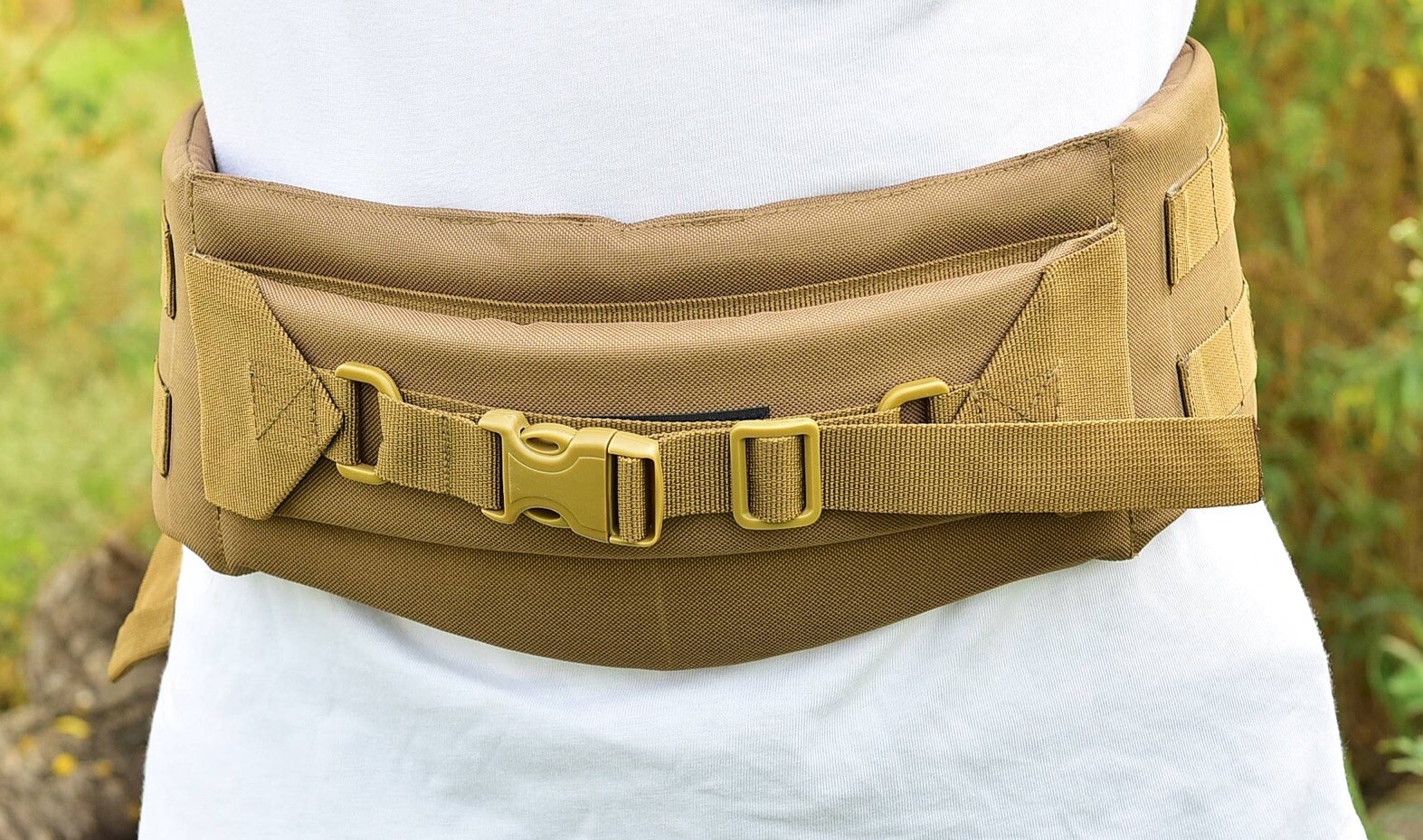 Military Alice Kidney Pad & Waist Belt Camping Outdoor Hunting Khaki