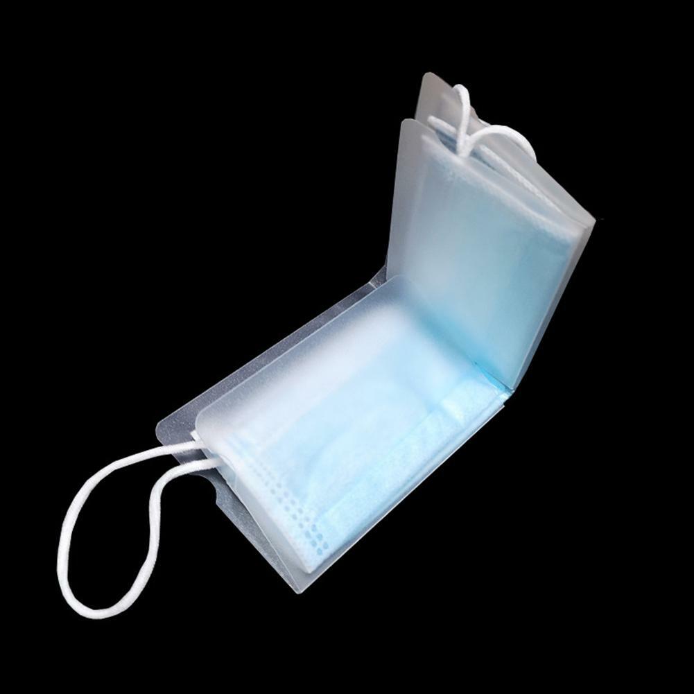 10 Pack Face Mask Storage Organizer Clear Reusable Portable Foldable