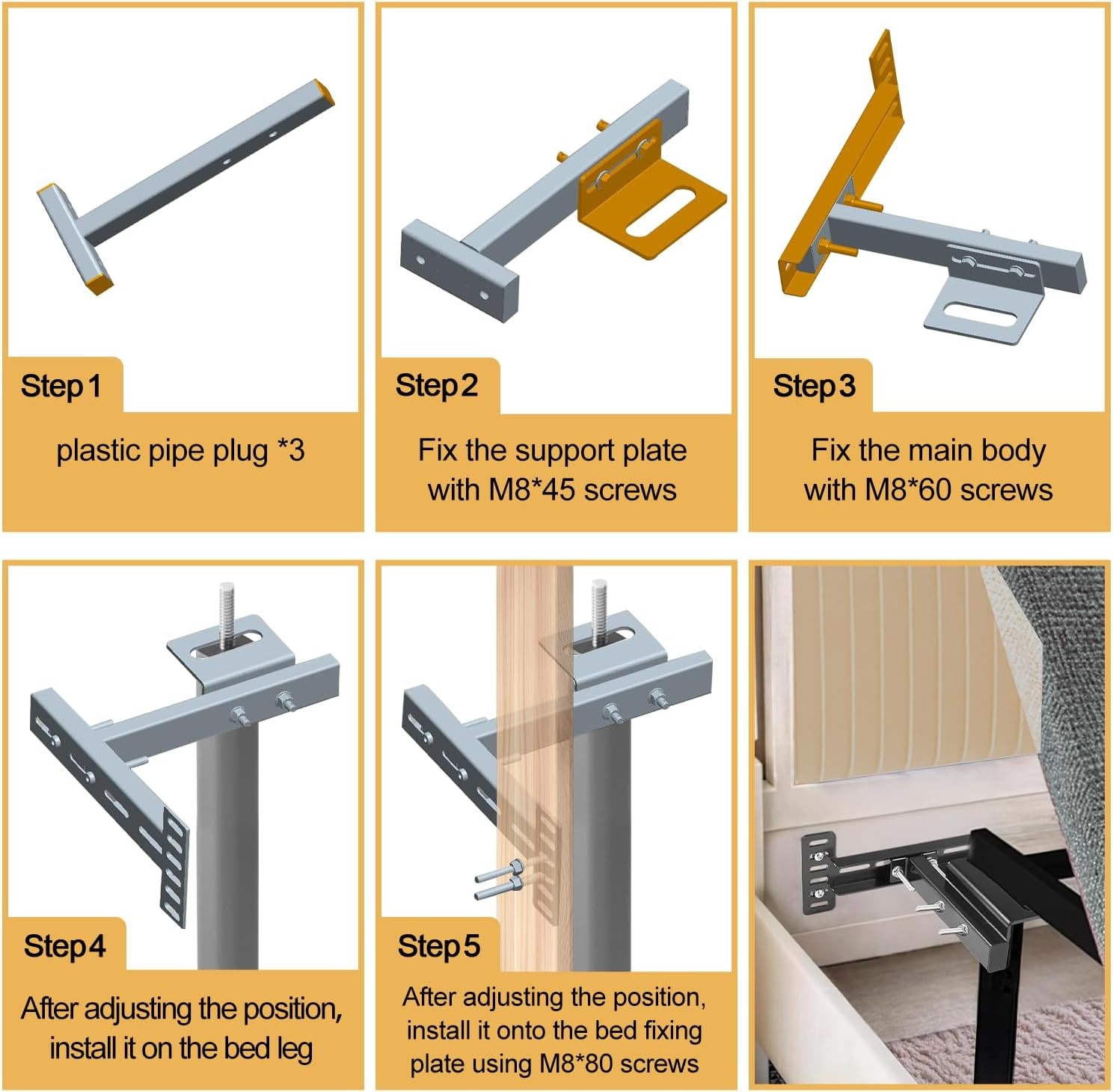 Headboard Kit For Adjustable Bed Adjustable Headboard Brackets Universal Headboa