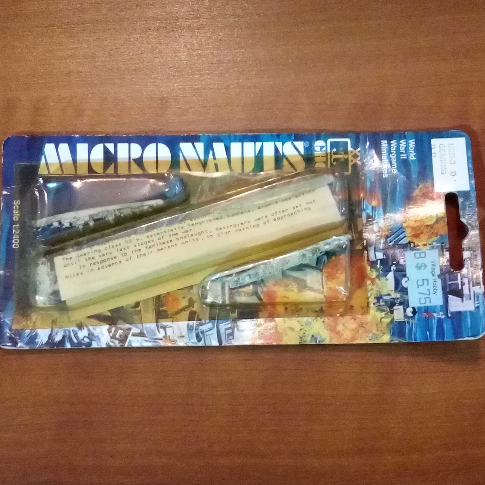 GHQ WWII Micronaut 1/2400 Scale USN-8 DD Gearing Class Unopened