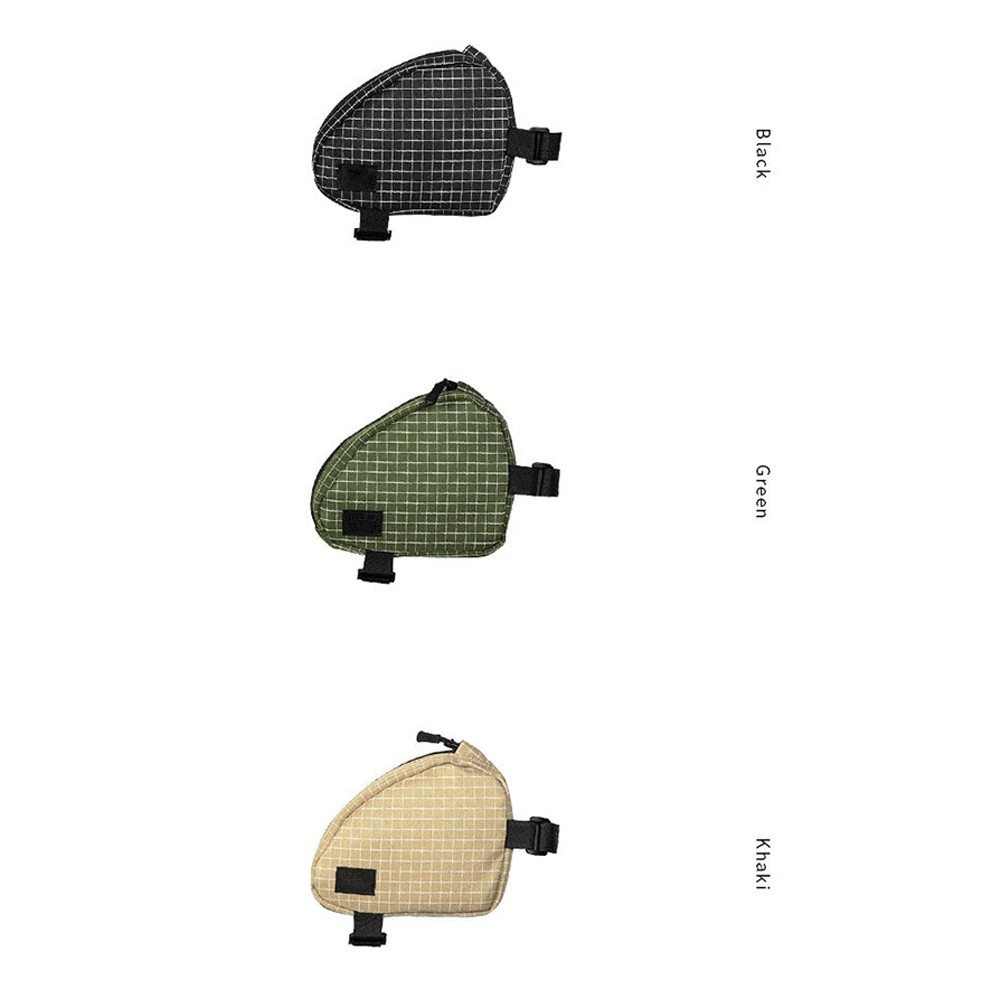 Polyester Bike Front Frame Bag Compact 0.5L Storage for Daily Ride Essentials
