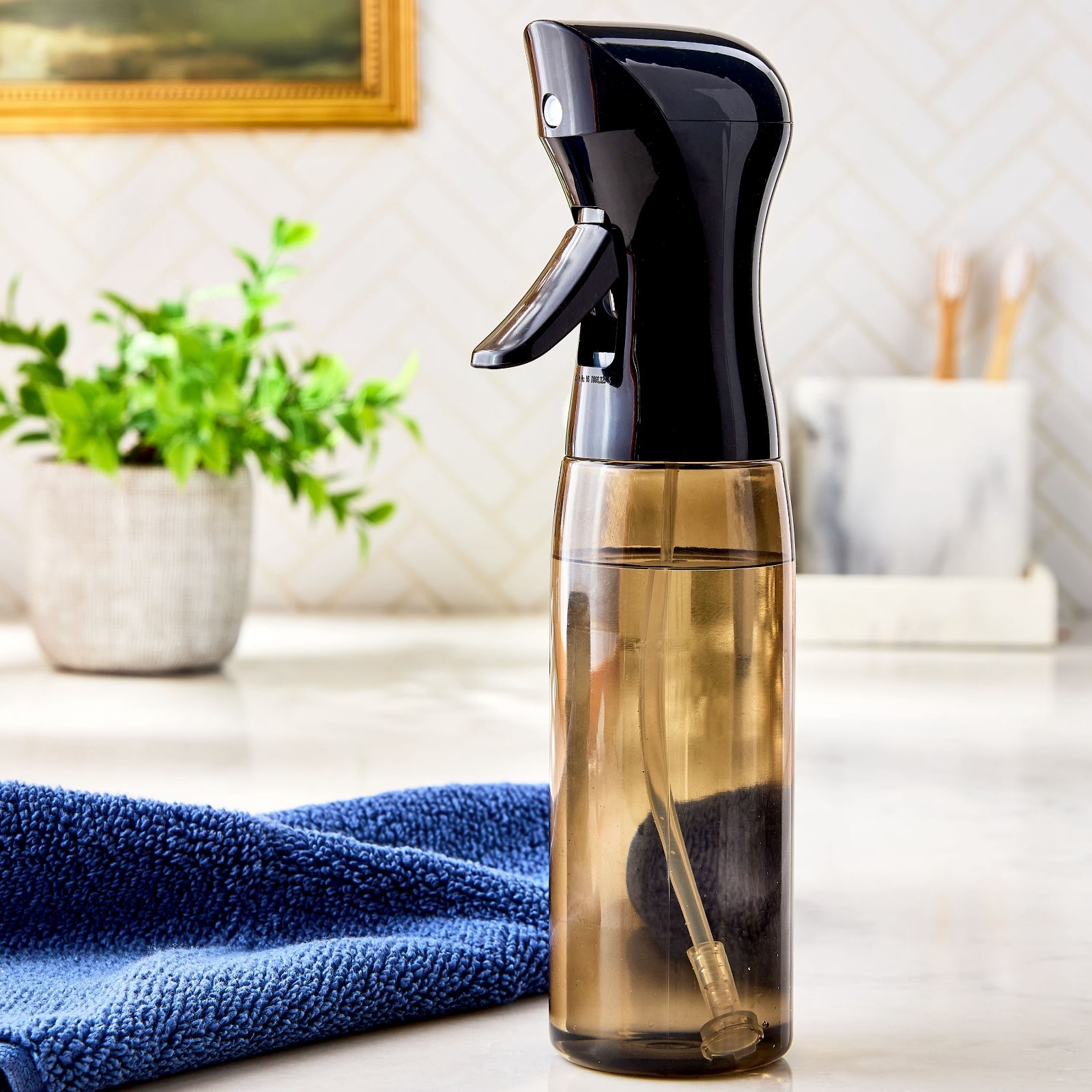 Continuous Spray Bottle 10oz 2 Pack Equate Fine Mist Hair Plant Cleaning