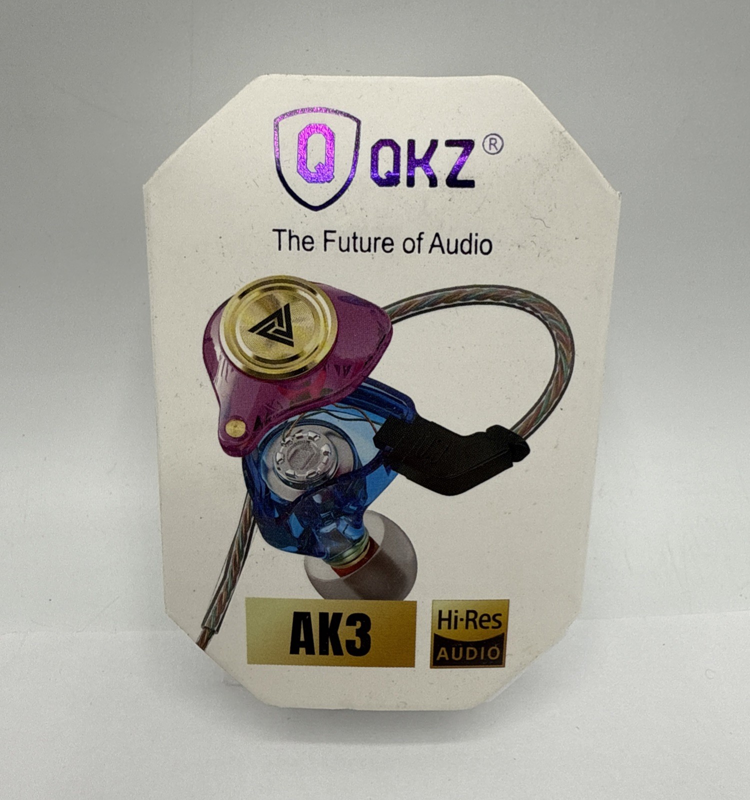 QKZ AK3 Pro IEM for Gaming Earbuds w/ Microphone (in Ear Monitor Headphones) PRL