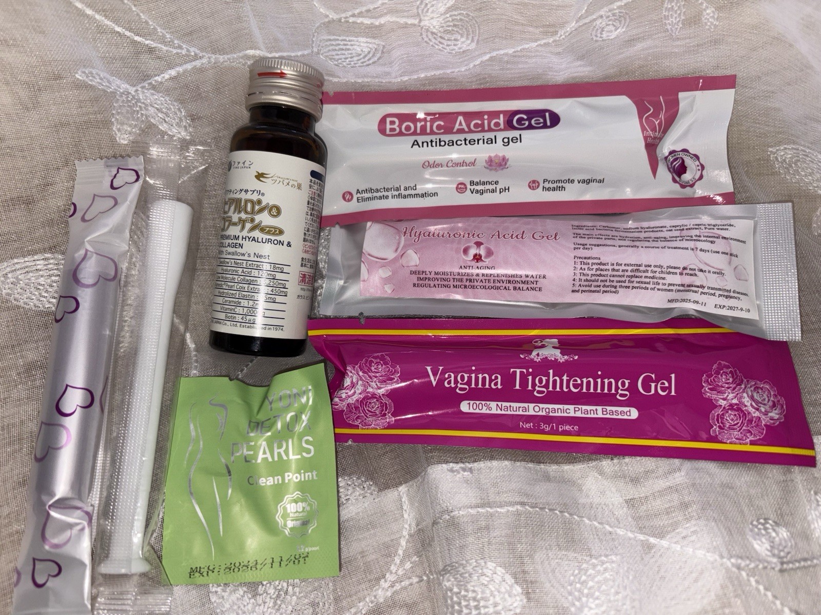 Feminine Care Gel Set, Odor Control, pH Balance, Yoni bundle