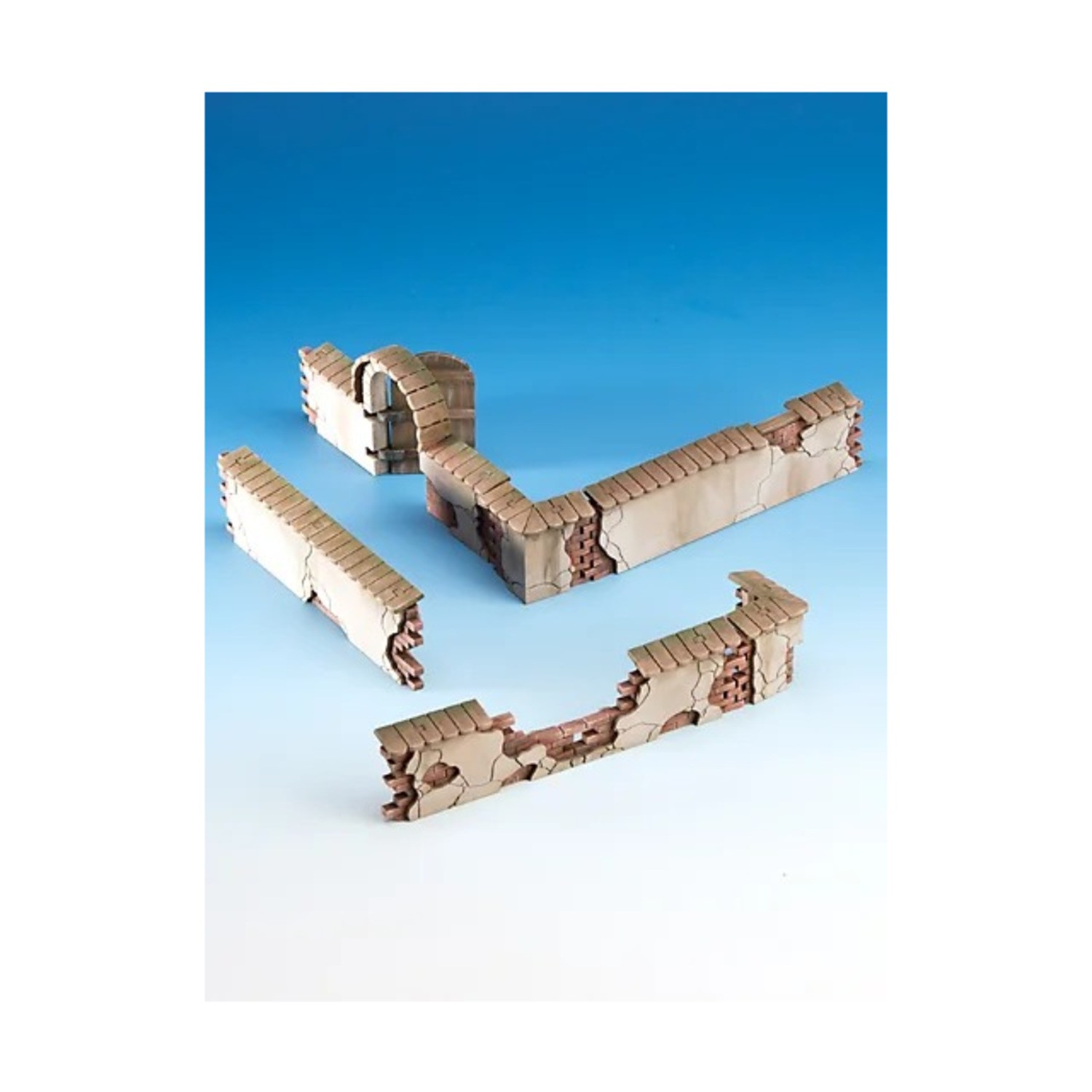 Freebooter Minis Terrain Walls w/Gate #1 SW (New)