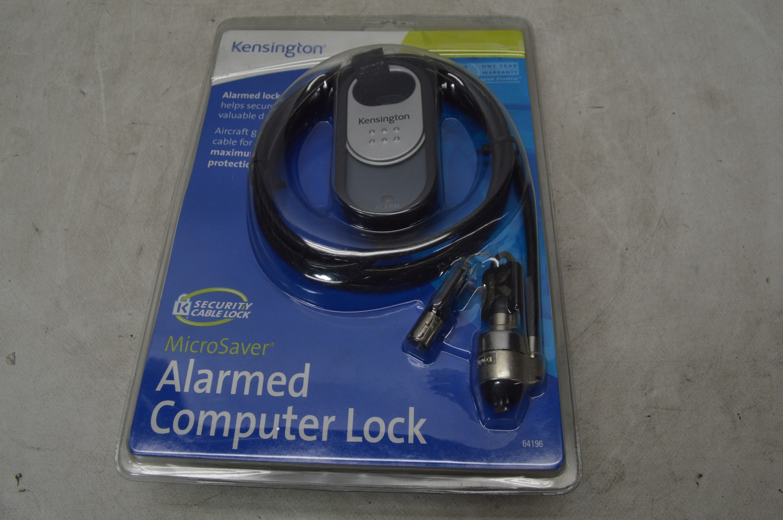 Kensington ALARMED COMPUTER LOCK *New Unused*
