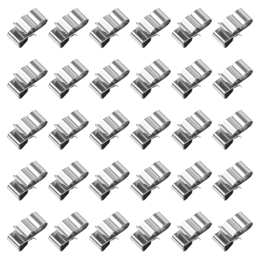 50 Pcs Stainless Wire Rope Clips Solar Power Cable Clips Trailer Frame Wire Clip