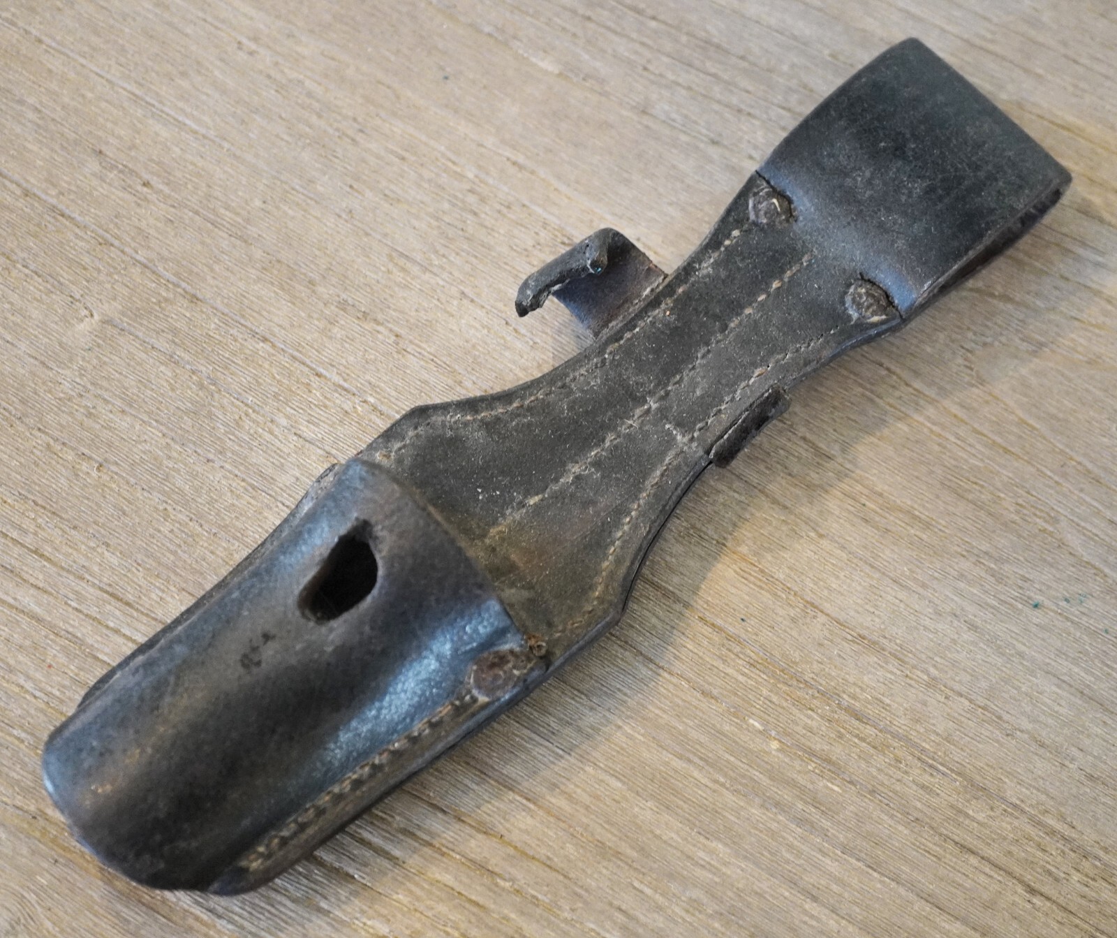 WW2 German leather dress belt combat Wehrmacht estate Heer Army bayonet K98 frog