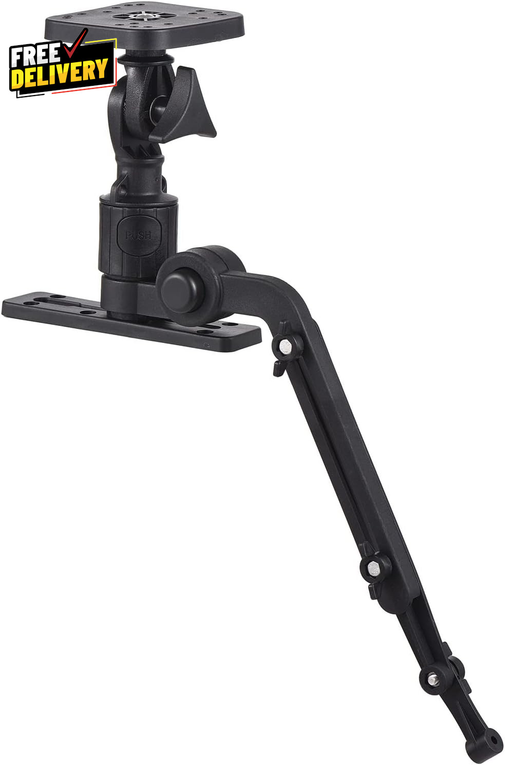 Universal Kayak Fish Finder Mount Boat Transducer Mounting Arm with Teles.....