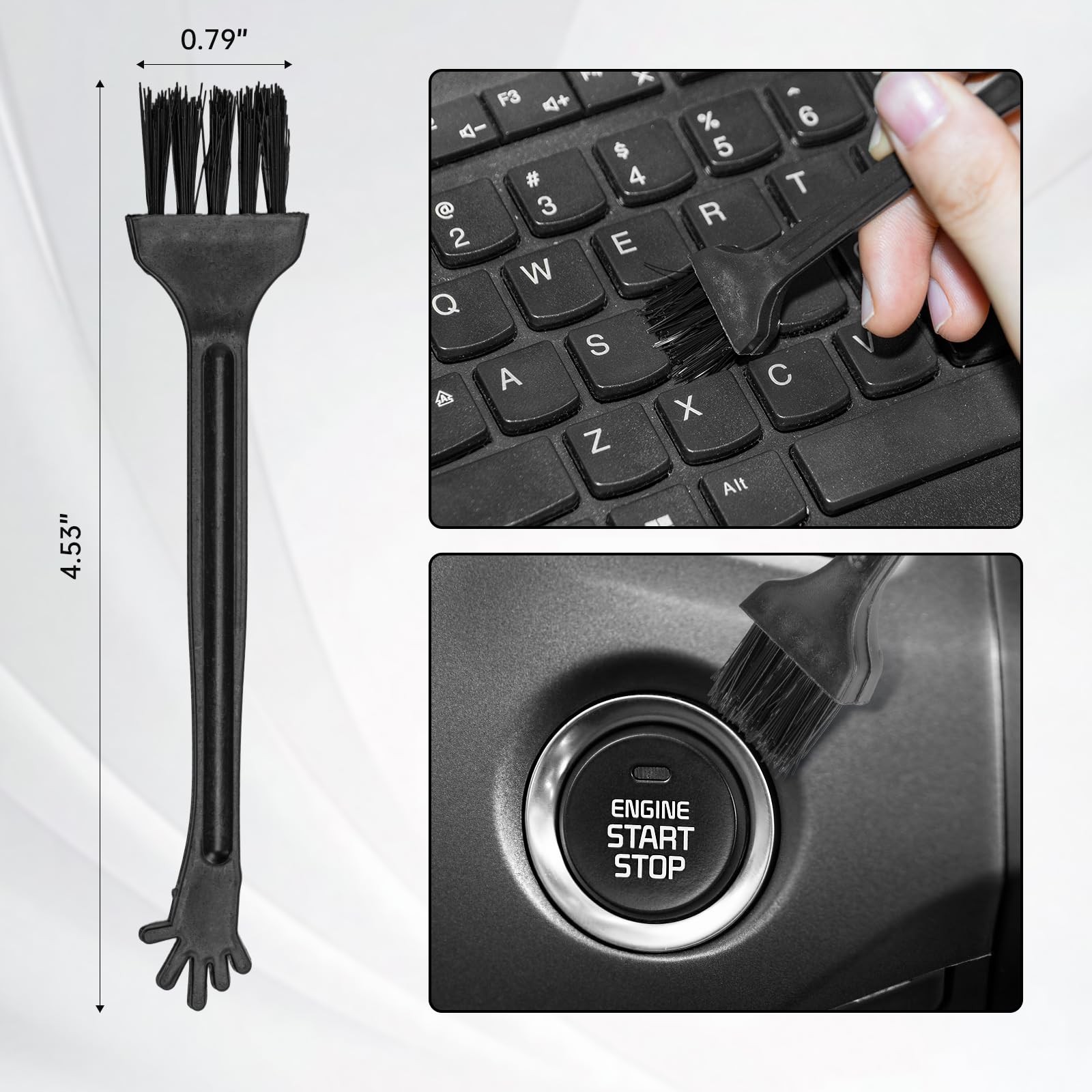 THINKWORK Car Interior Cleaning Kit, Duster Detail Brush,...