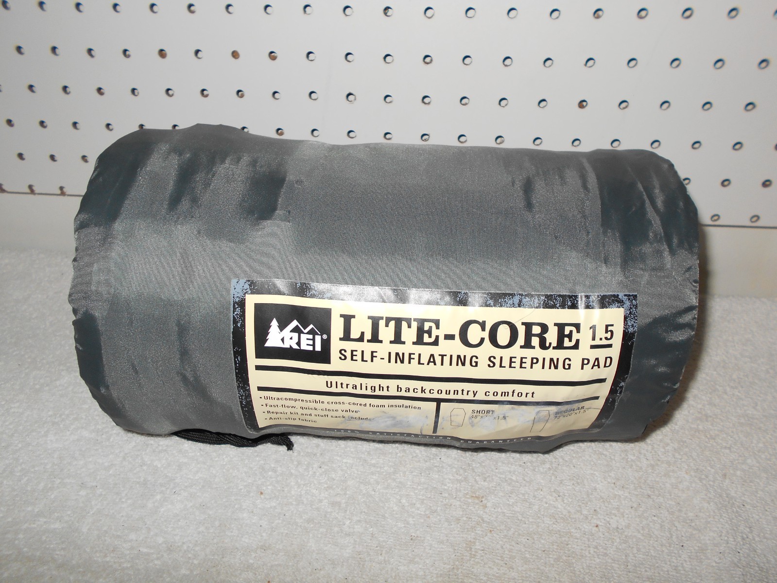 REI CO-OP LITE CORE 1.5 REGULAR 72X20 ULTRALIGHT SELF INFLATING SLEEPING PAD B4