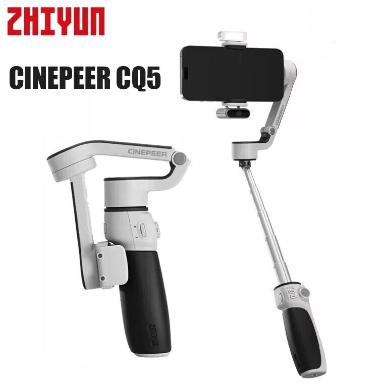 Zhiyun Cinepeer CQ5 3-Axis Smartphone Gimbal Stabilizer AI Tracking for iPhone