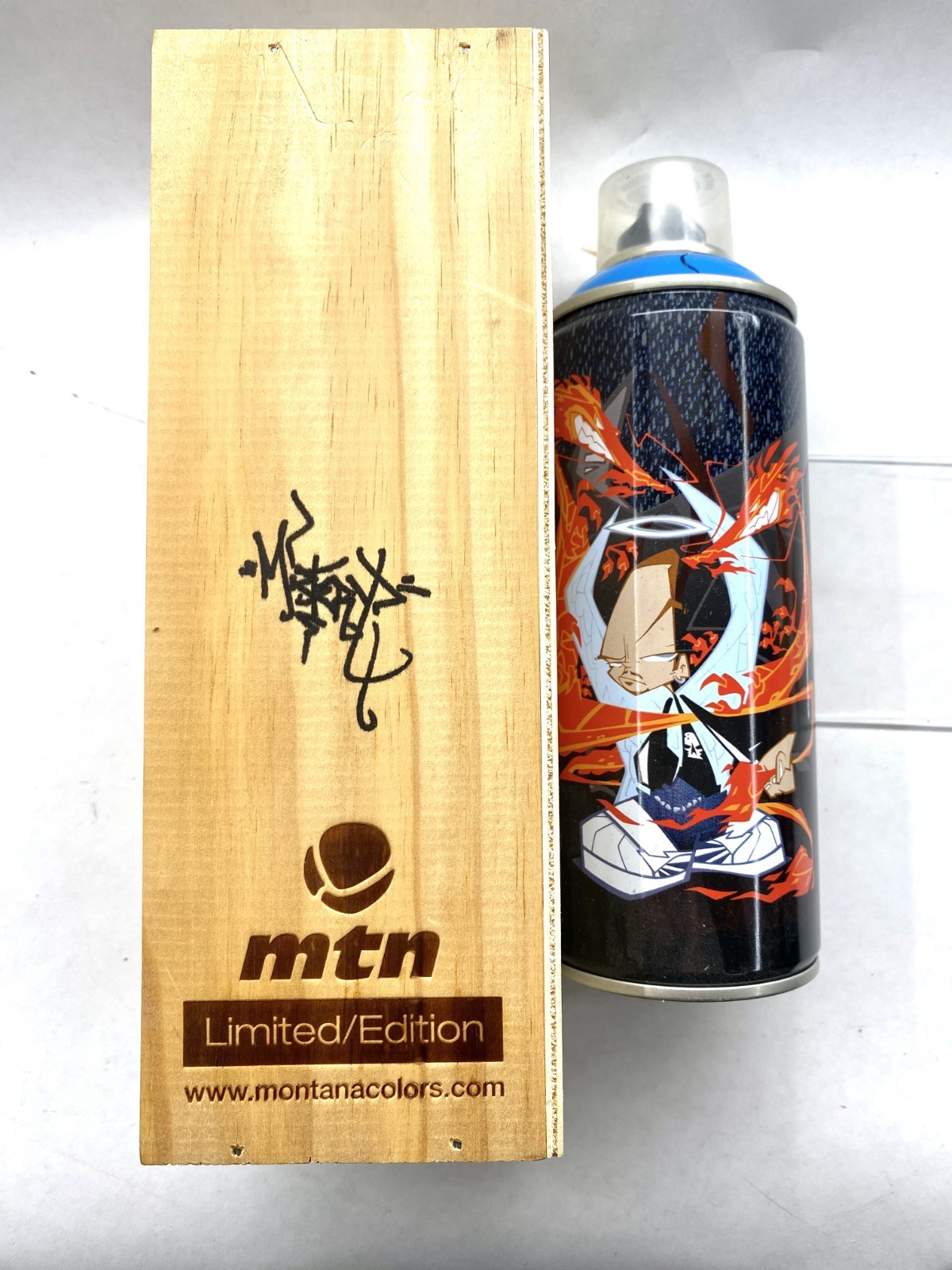 MTN LIMITED EDITION * MISTERY * SPRAY PAINT CAN ARTIST SERIES 2012 MONTANA RARE