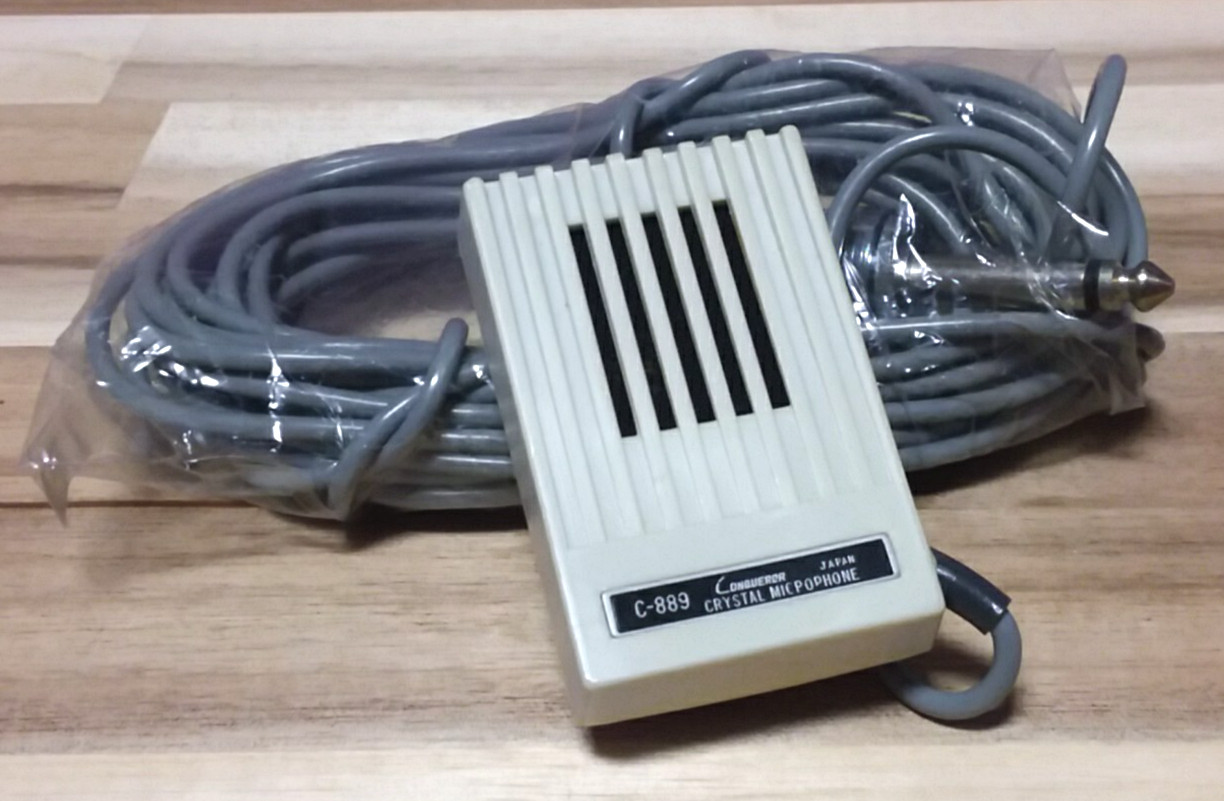 Vintage Conqueror Crystal Microphone (Harmonica?) ~ Model C-889 ~ NEW
