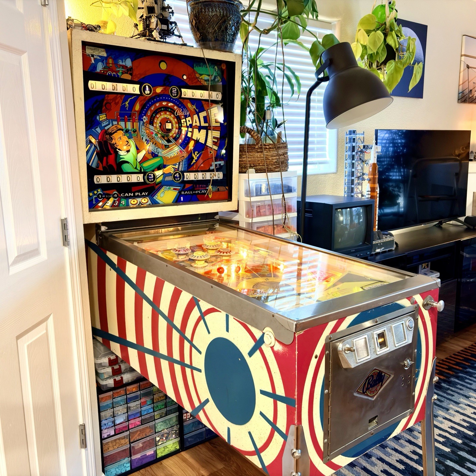 1972 Bally Space Time Pinball Machine Restored Working Beautifully LOCAL PICK UP
