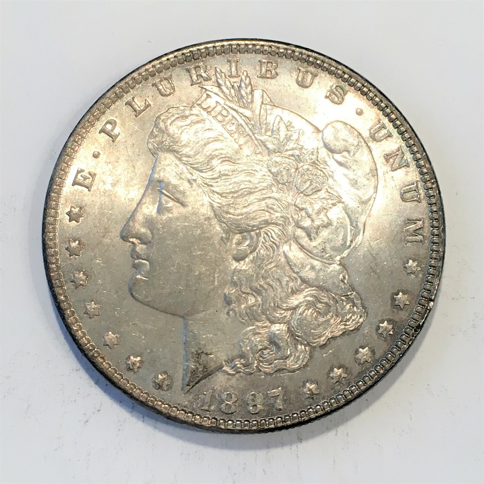 1897 Morgan Silver Dollar - High Quality Scans #M793