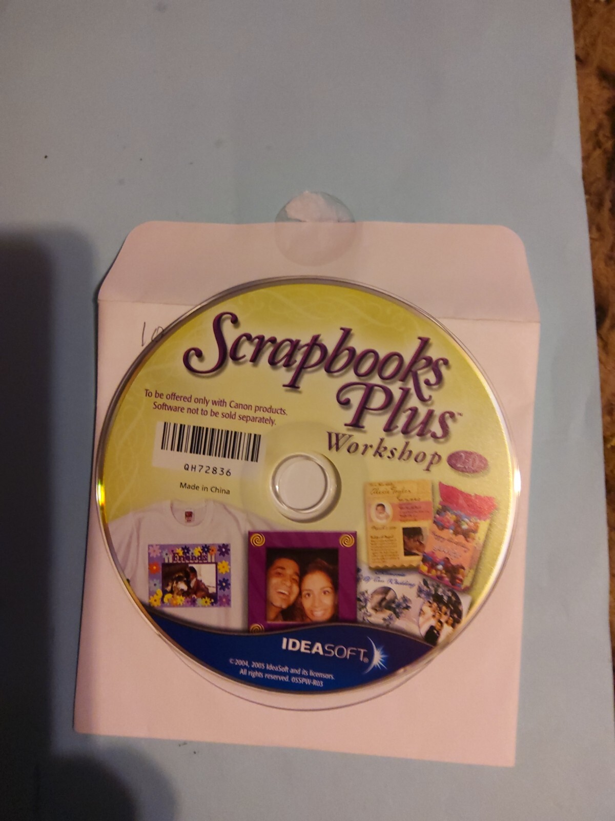 Scrapbooks Plus Workshop 2.0 (2005, Ideasoft) Disc Only