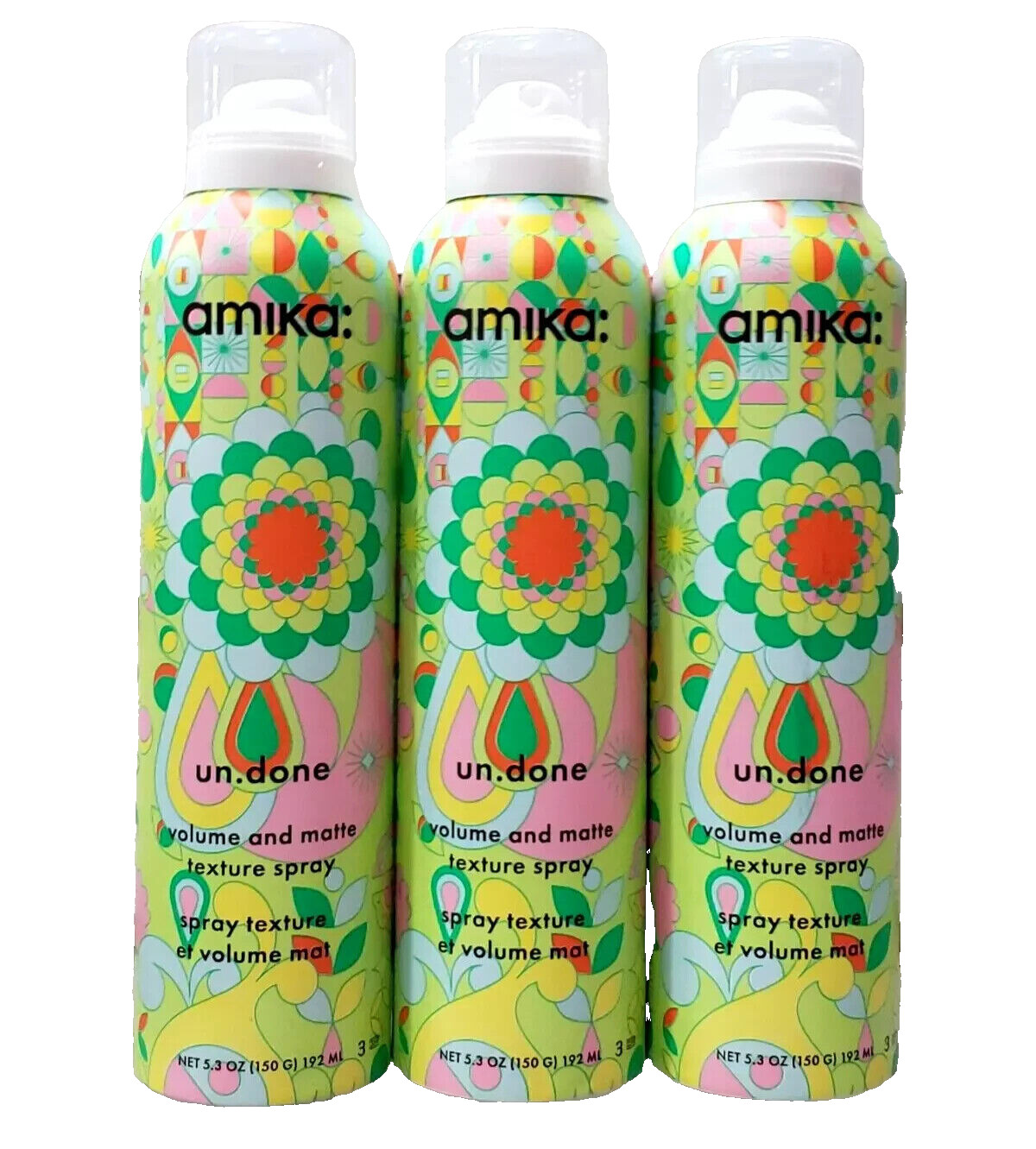 Amika Un.Done Volume and Matte Texture Spray, 5.3 oz - "Pack of 3"
