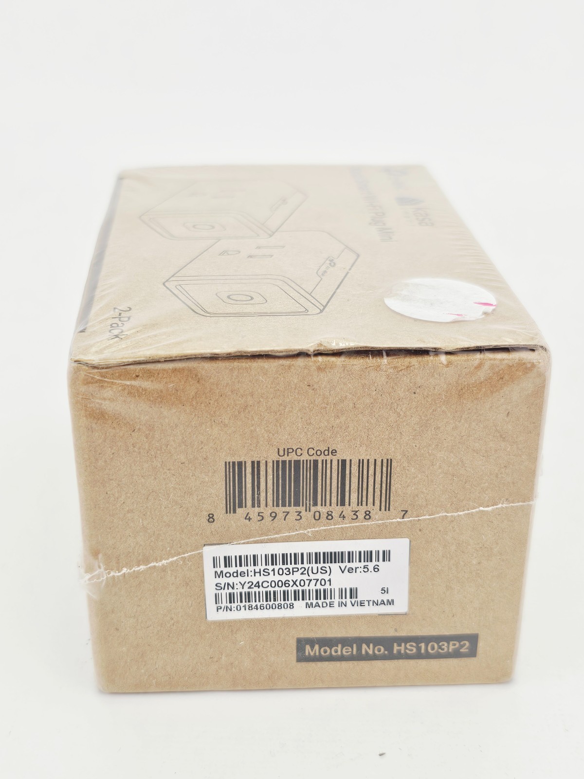 Tp Link HS103P2 Kasa Smart Wi Fi Plug Mini 2-Pack White Sealed