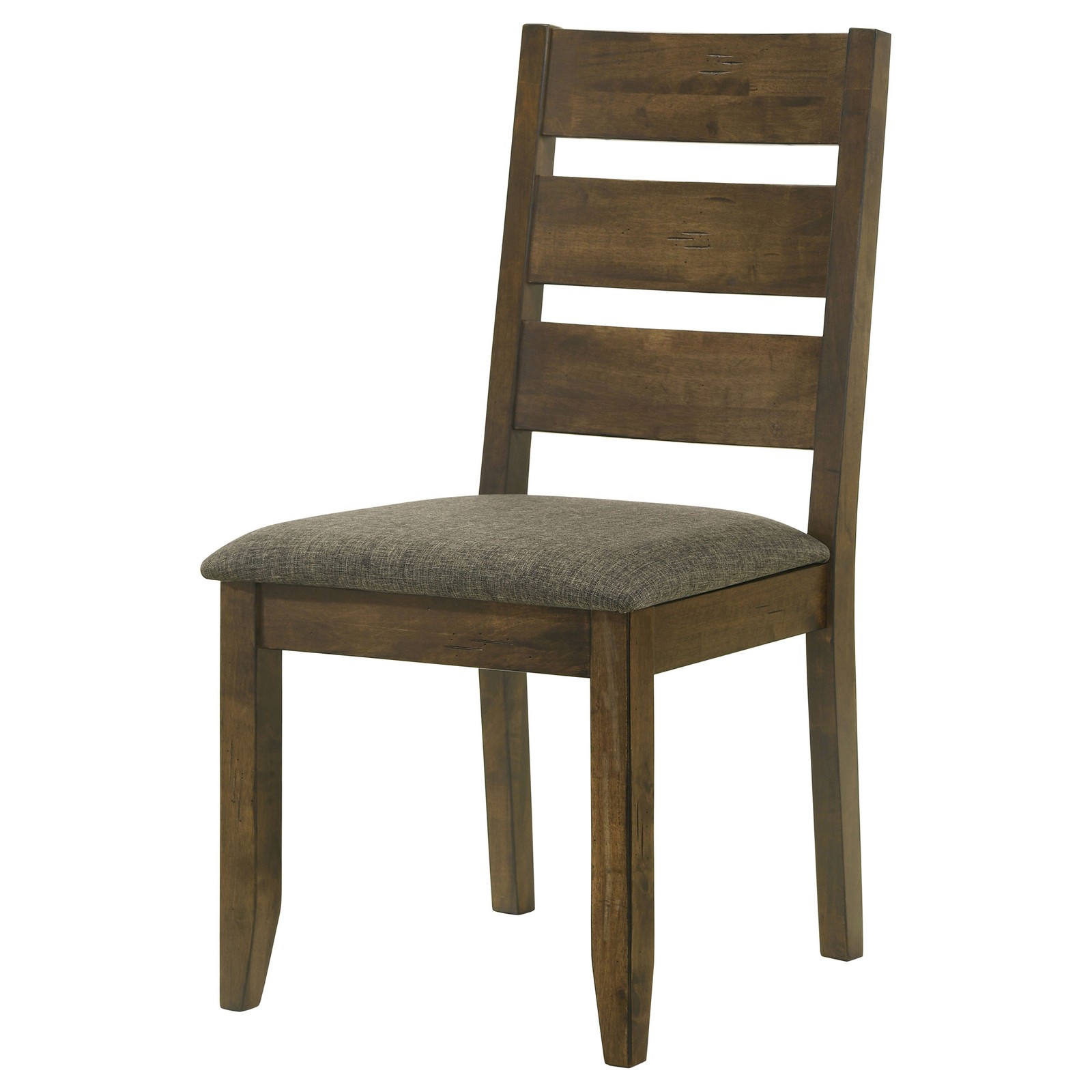 Knotty Nutmeg and Grey Ladderback Dining Chair