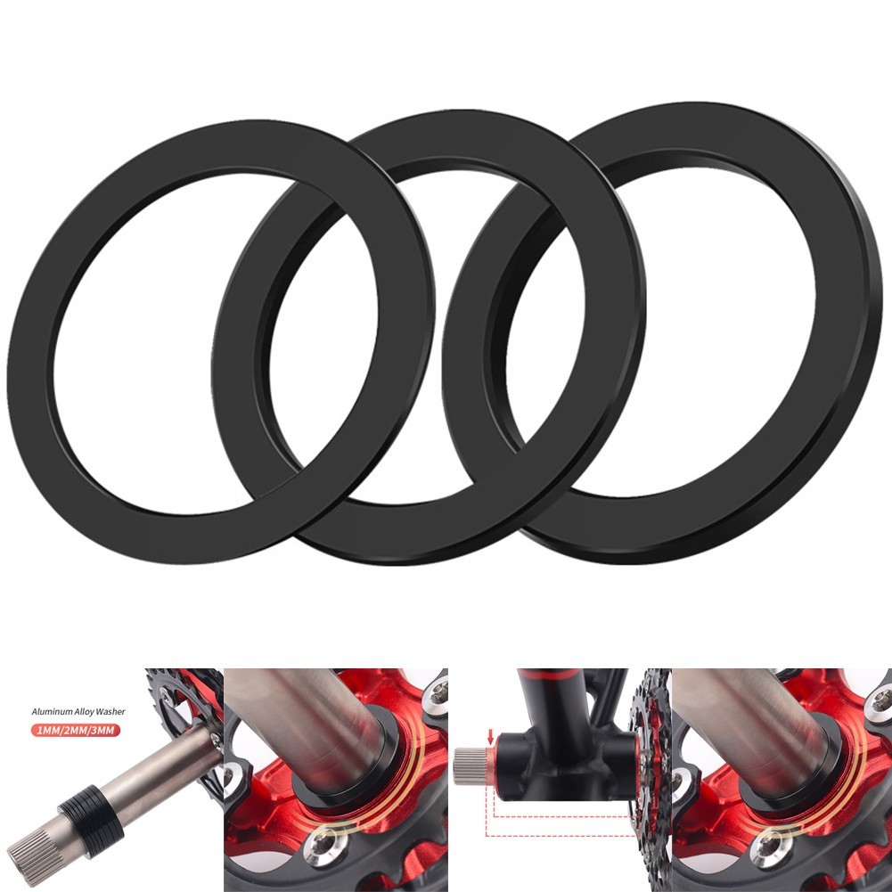Washer Spacer Bicycle Adapter Bottom Bracket Crank Chainring For-Shimano