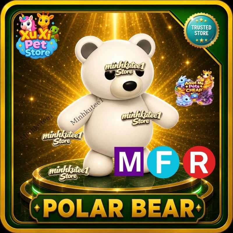 Polar Bear (MFR / NFR / FR) Meega Neoon | Adopt Hot Pet – Fast Delivery ⚡