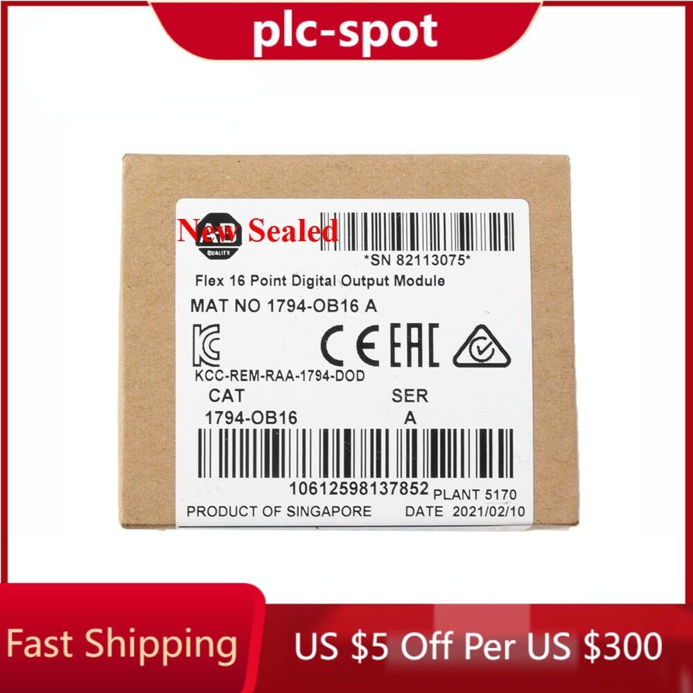 Sealed 1794-OB16 FLEX 16-Point Digital Output Module 1794OB16 NEW