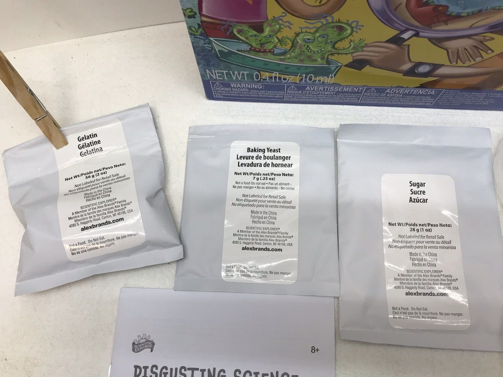 Scientific Explorer Disgusting Science Kit 6n Activities Educational Experiment