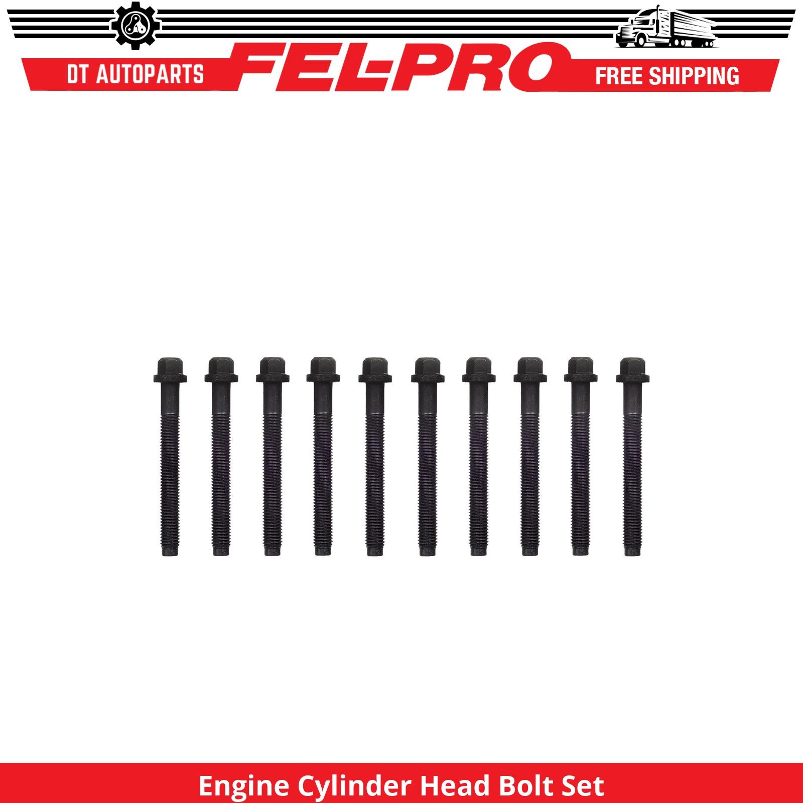 For 1985-1989 Merkur XR4Ti 2.3L L4 Engine Cylinder Head Bolt Set Fel-Pro 1986