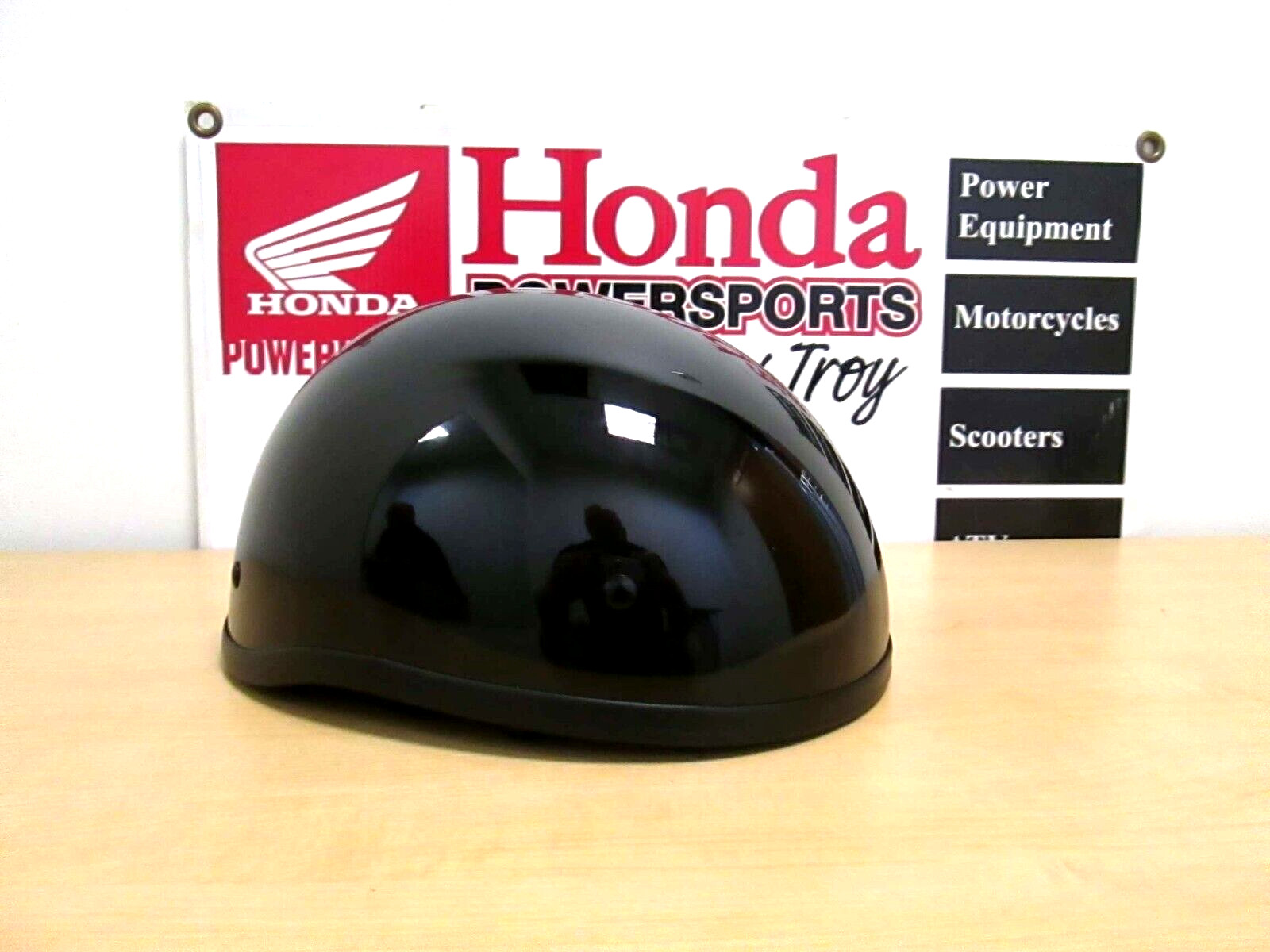 *SKID LID* ORIGINAL HELMET  GLOSS BLACK   SIZE: XS  -OPEN BOX-