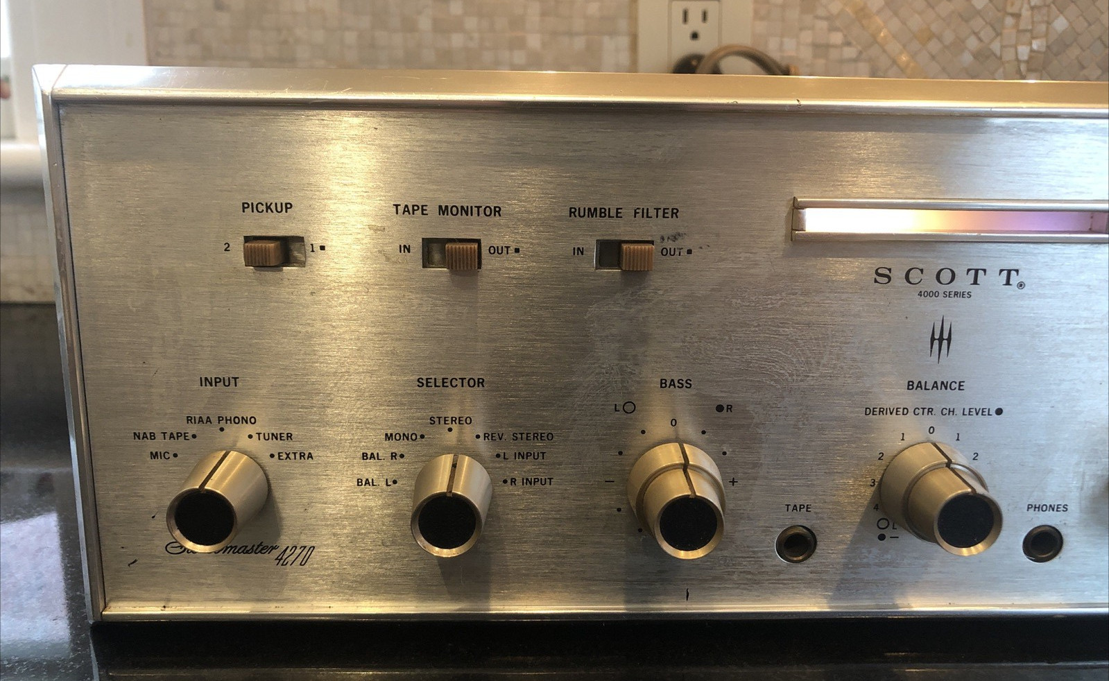 Scott Stereomaster 4270 Transistor Stereo Amplifier Perfect Working Condition