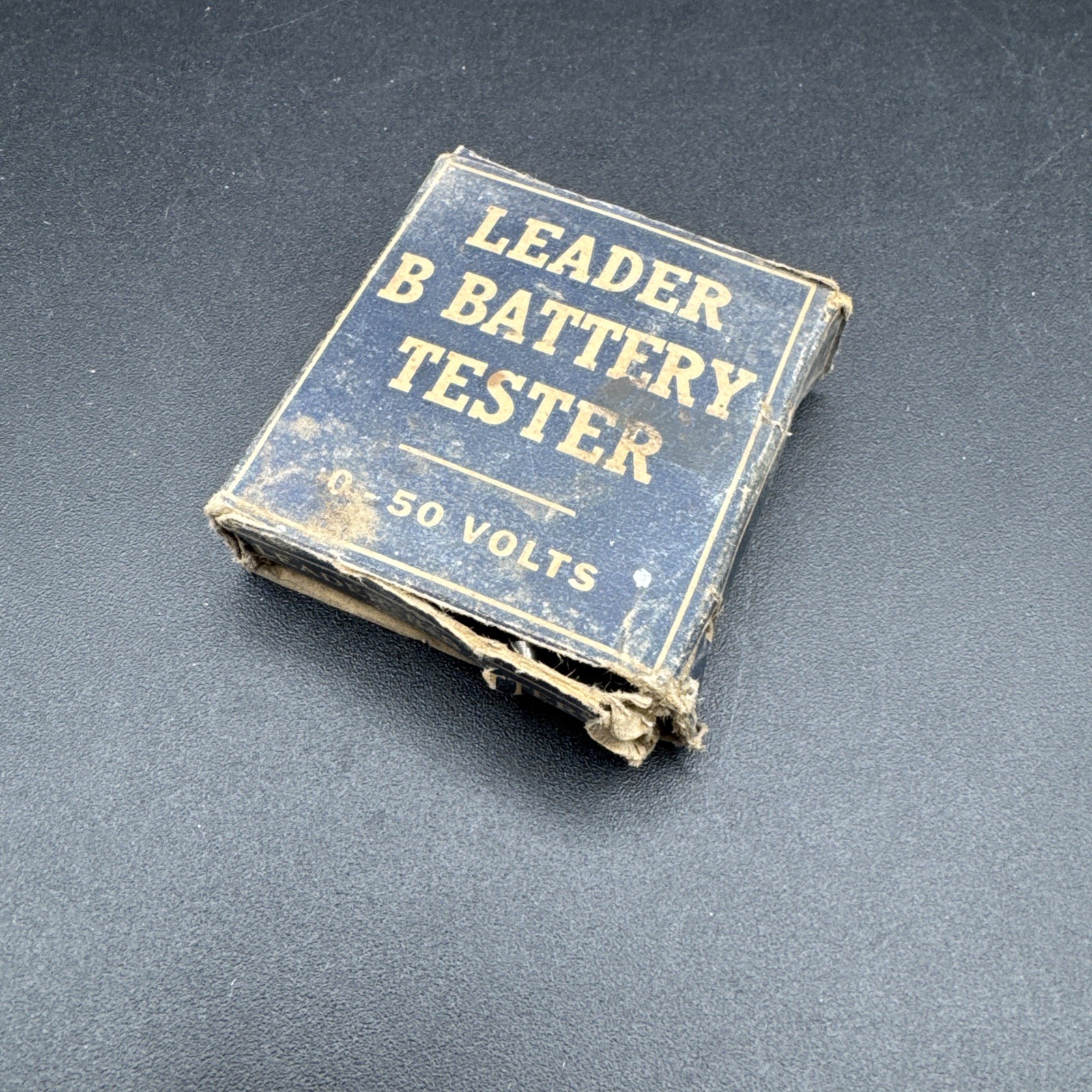 Vintage Leader Voltmeter - Volt Fob Style B Battery Tester