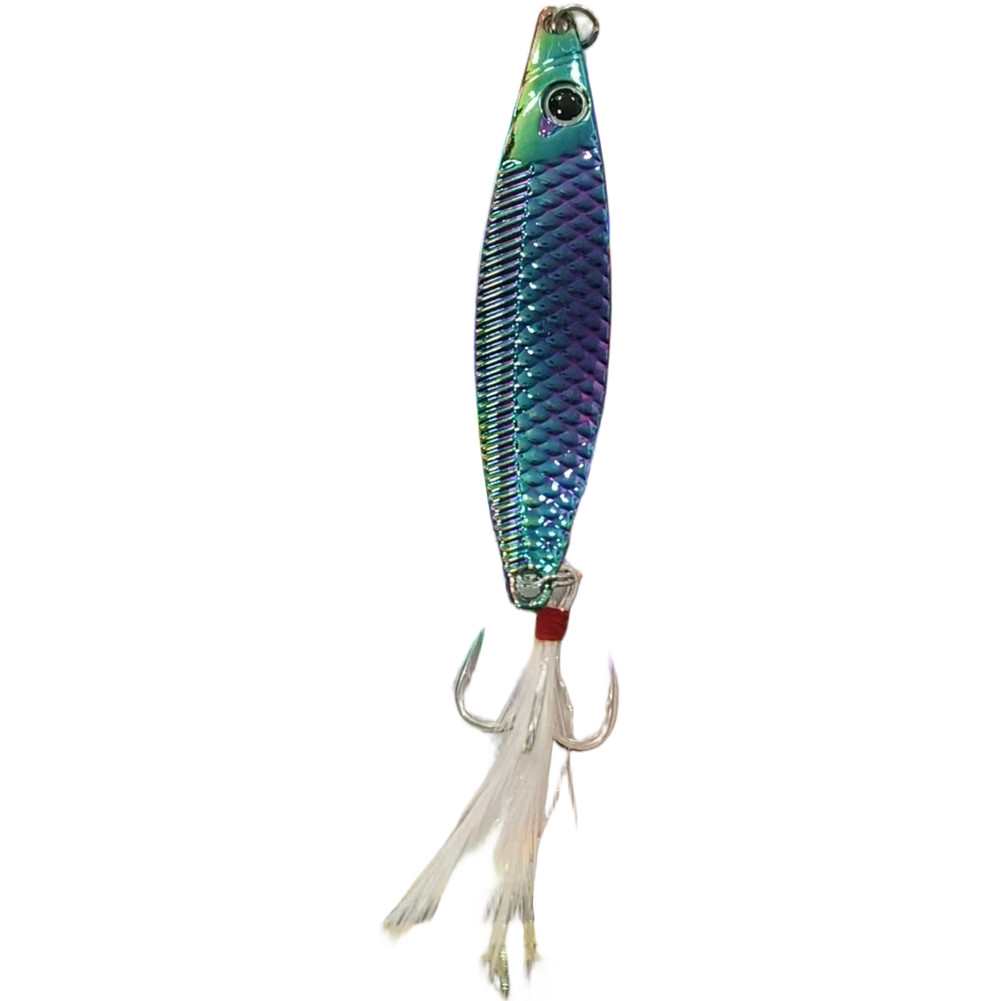 For Shore Fishing S Shape Fishing Lure Treble Hook Bait Zinc Alloy Construction