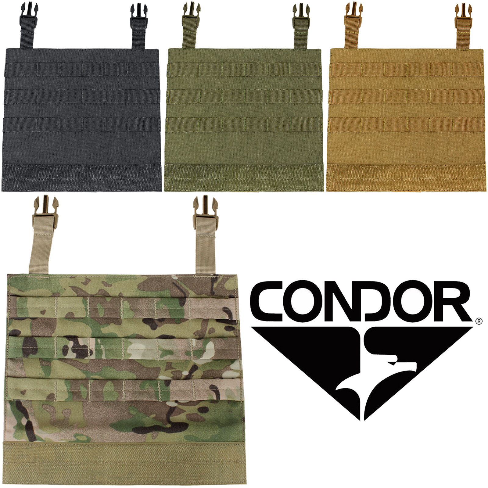 Condor 221127 VAS MOLLE Plate Carrier System Tactical Modular Panel Attachment