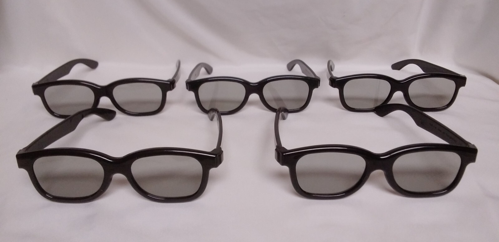 (5) REAL D 3D Movie Theater Film Glasses - Adult
