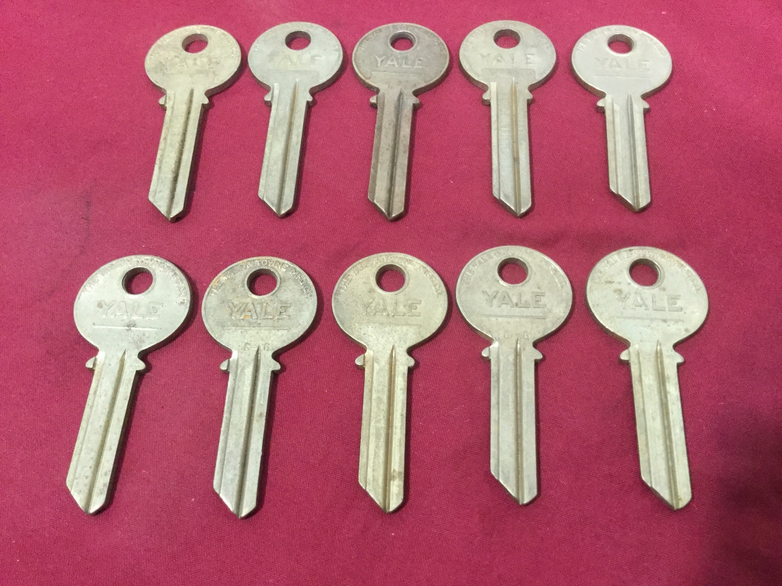 Yale GG Keyway Key Blanks, Set of 10 - Locksmith