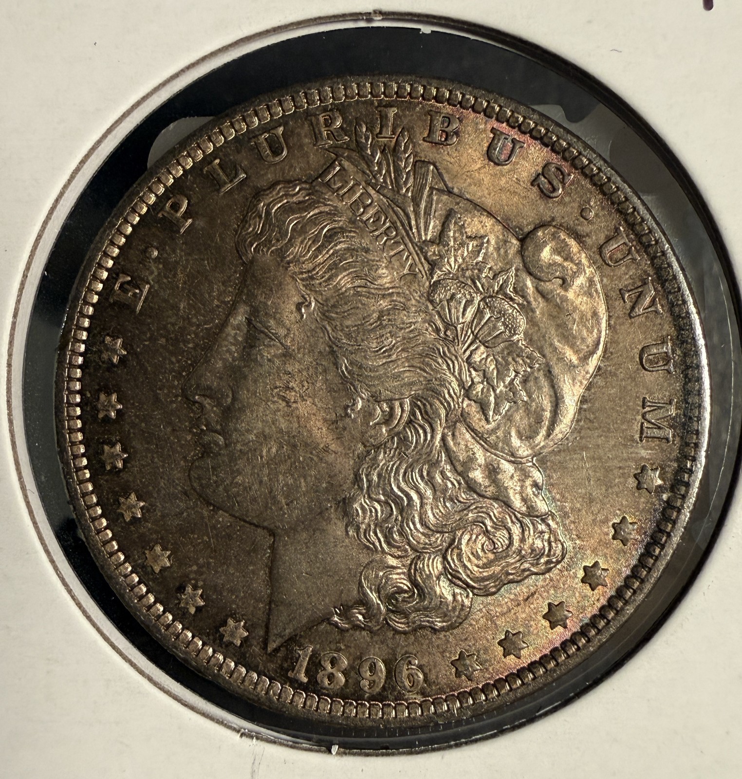 1896 Morgan Silver Dollar, MS + Toned (14274)