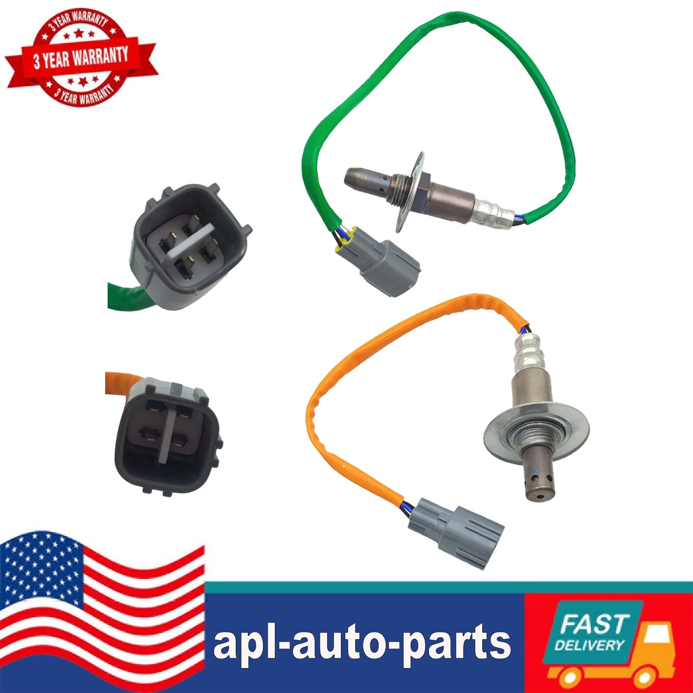 Set 2 Oxygen Sensor Up+Down For Subaru Impreza Xv Crosstrek Forester 2.0L 2.5L
