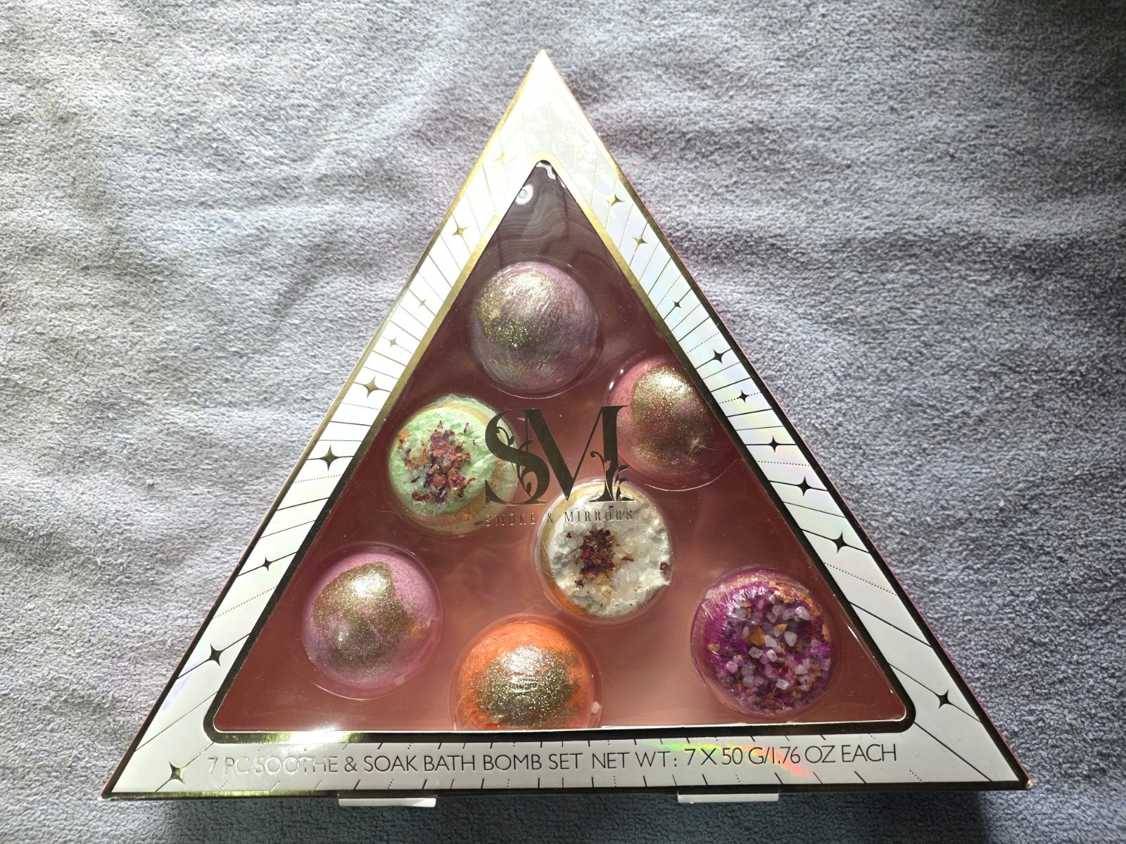 7 PC SMOOTHE & SOAK BATH BOMB SET