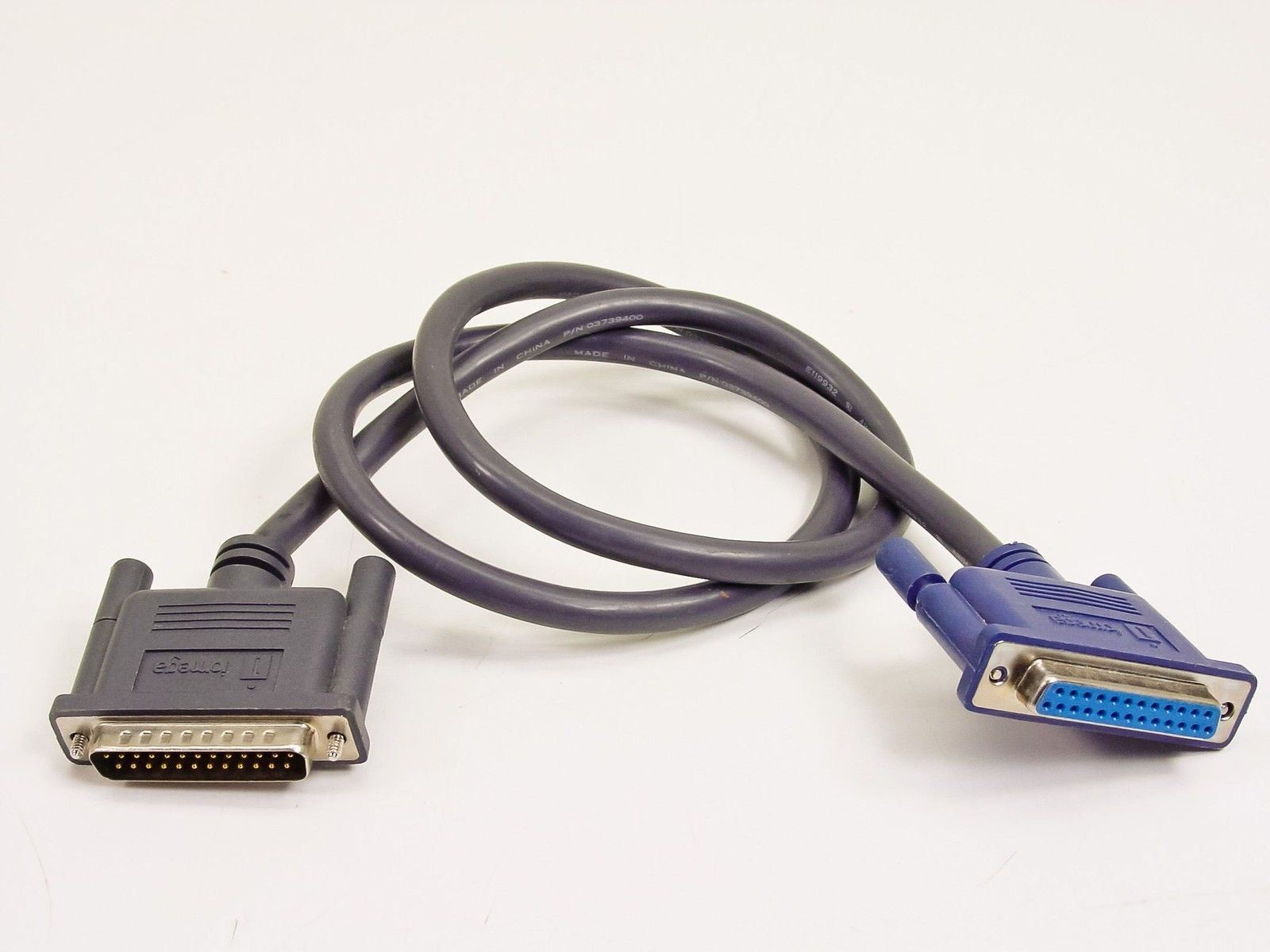Iomega Zip Drive 3739400 3-Foot Parallel Cable DB25 Male to Female 25-Pin
