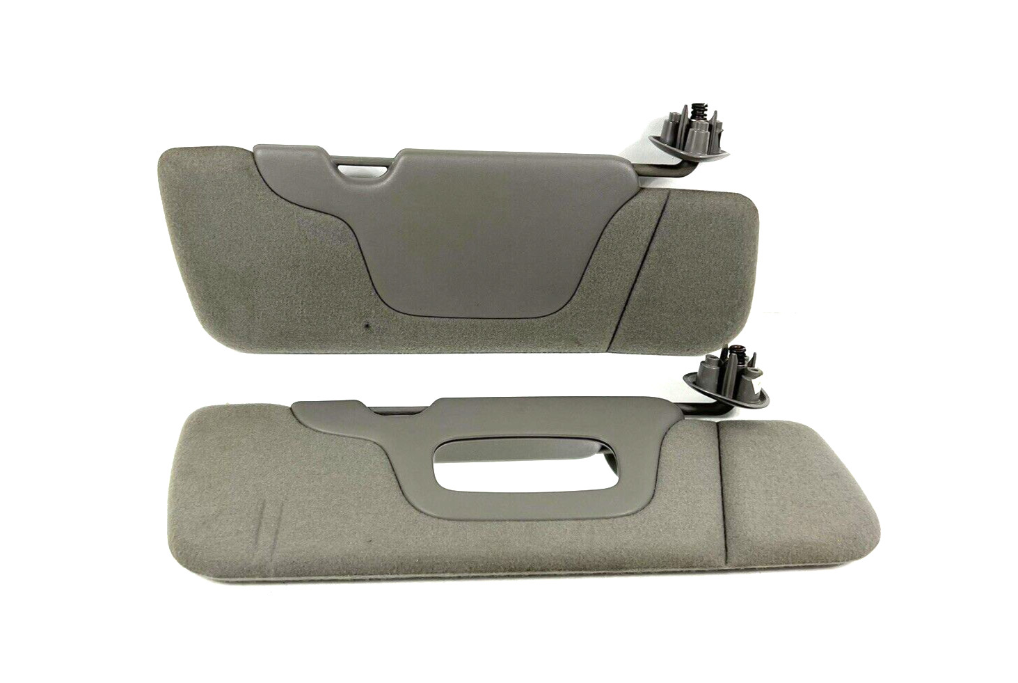 1999-2002 Chevy Silverado Sierra Sun Visors Pair *Gray Left & Right OEM