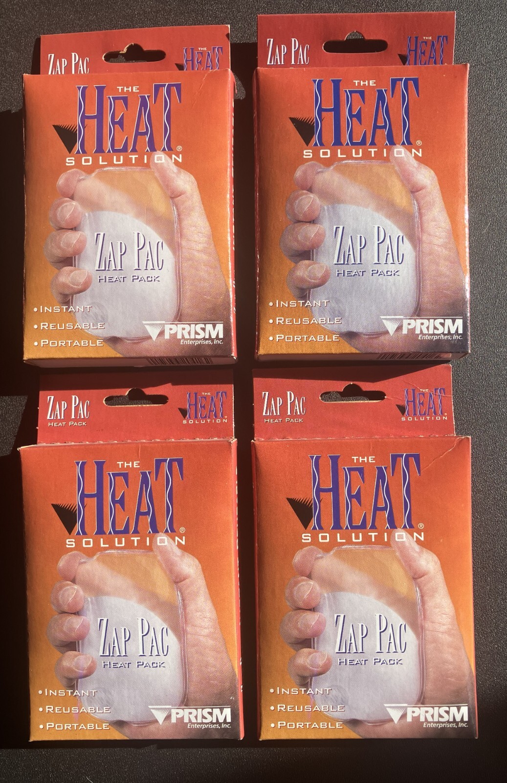 Zap Pac Heat Pack- Prism Enterprises- The Heat Solution NIB- Pack of (4)