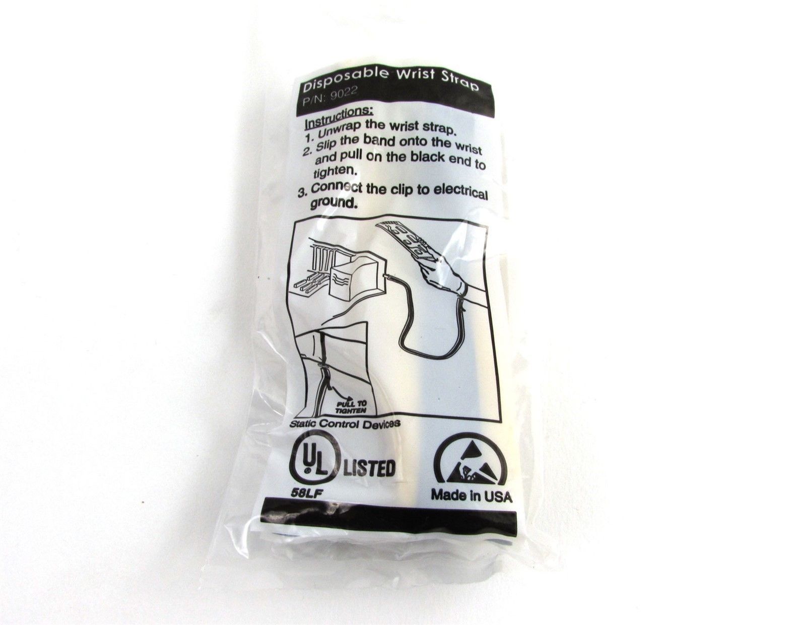 Disposable Wrist Straps P/N 9022 Static Control Device NEW