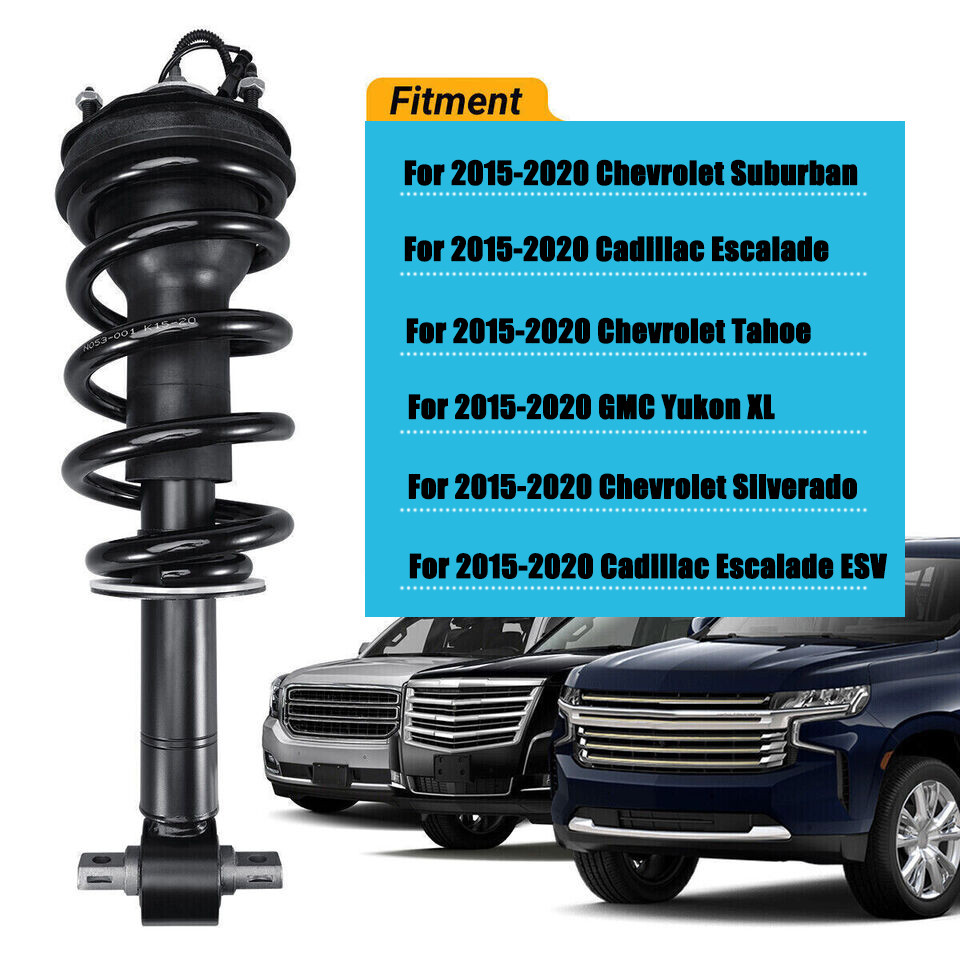 Front Rear shock Absorber & Air Suspension Pump Compressor for Escalade Suburban