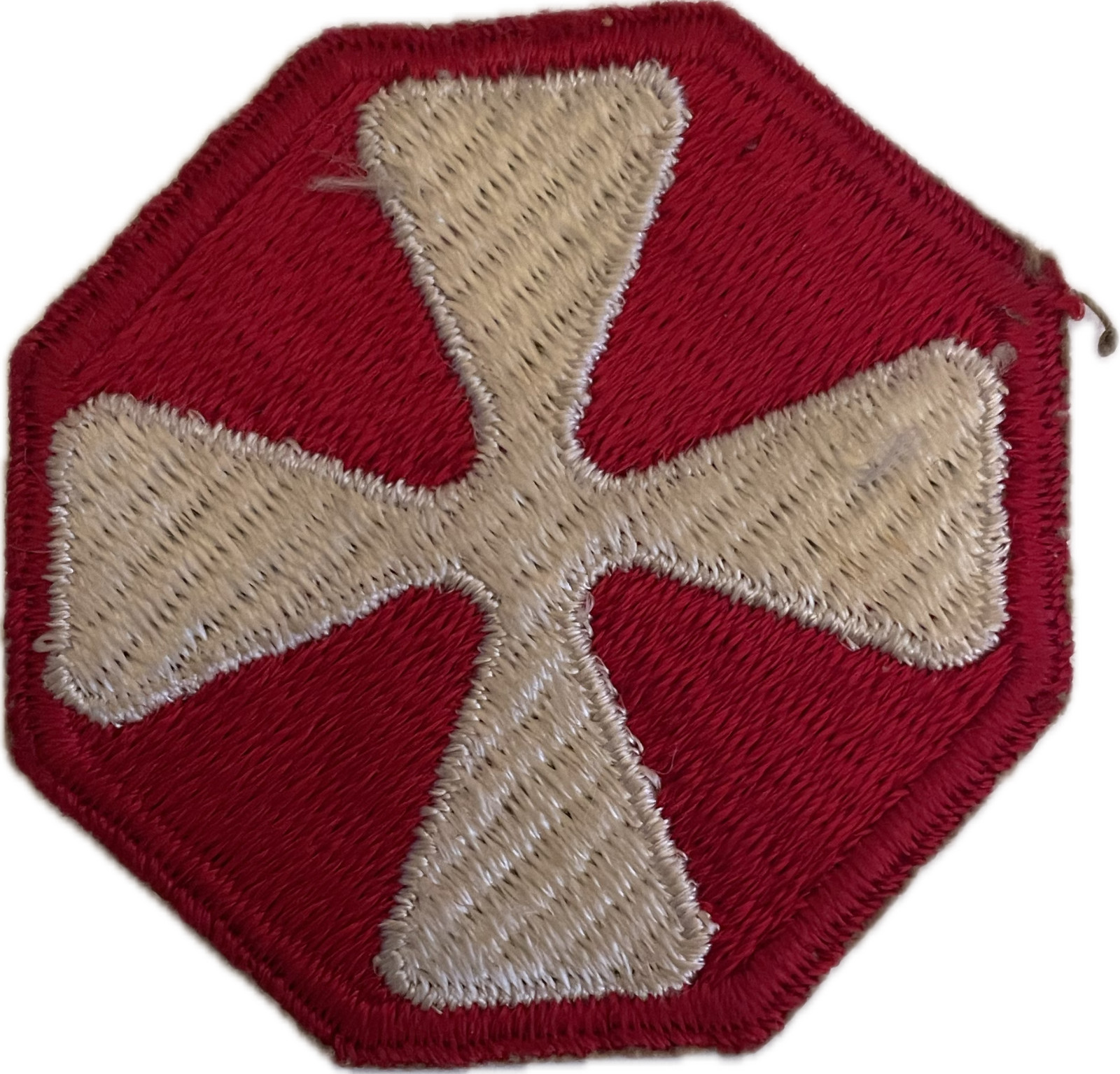WWII US ARMY 8TH ARMY PATCH Military World War 2